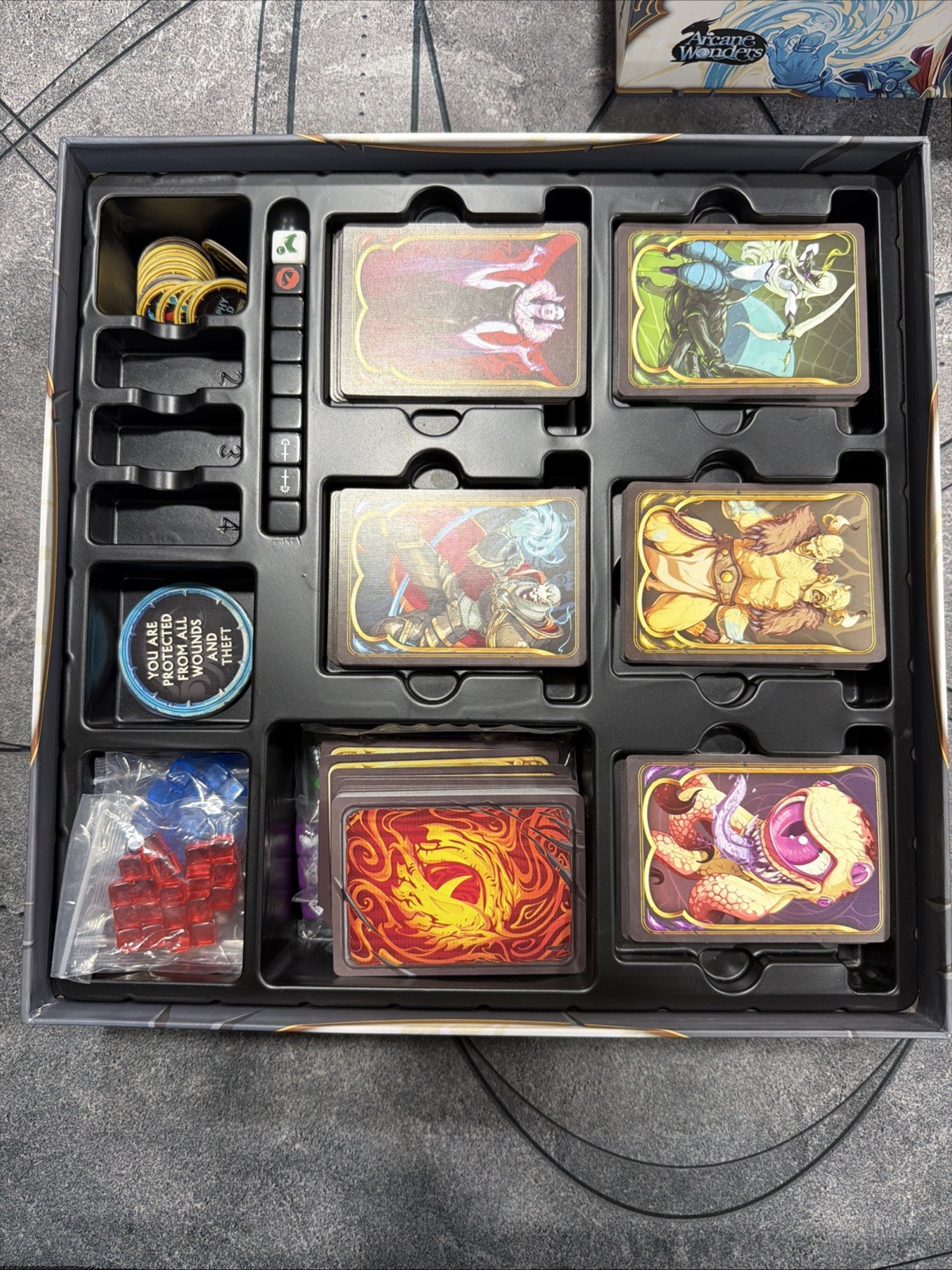 Dragonscales Board Game +Dice Tower Promo Cards Arcane Wonders Richard Launius