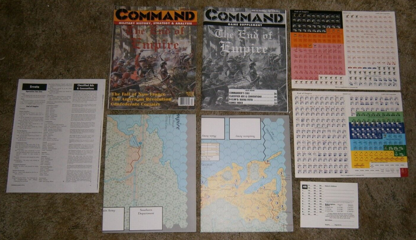 XTR Command Magazine no.46 w/The End of the Empire + errata **Unpunched**