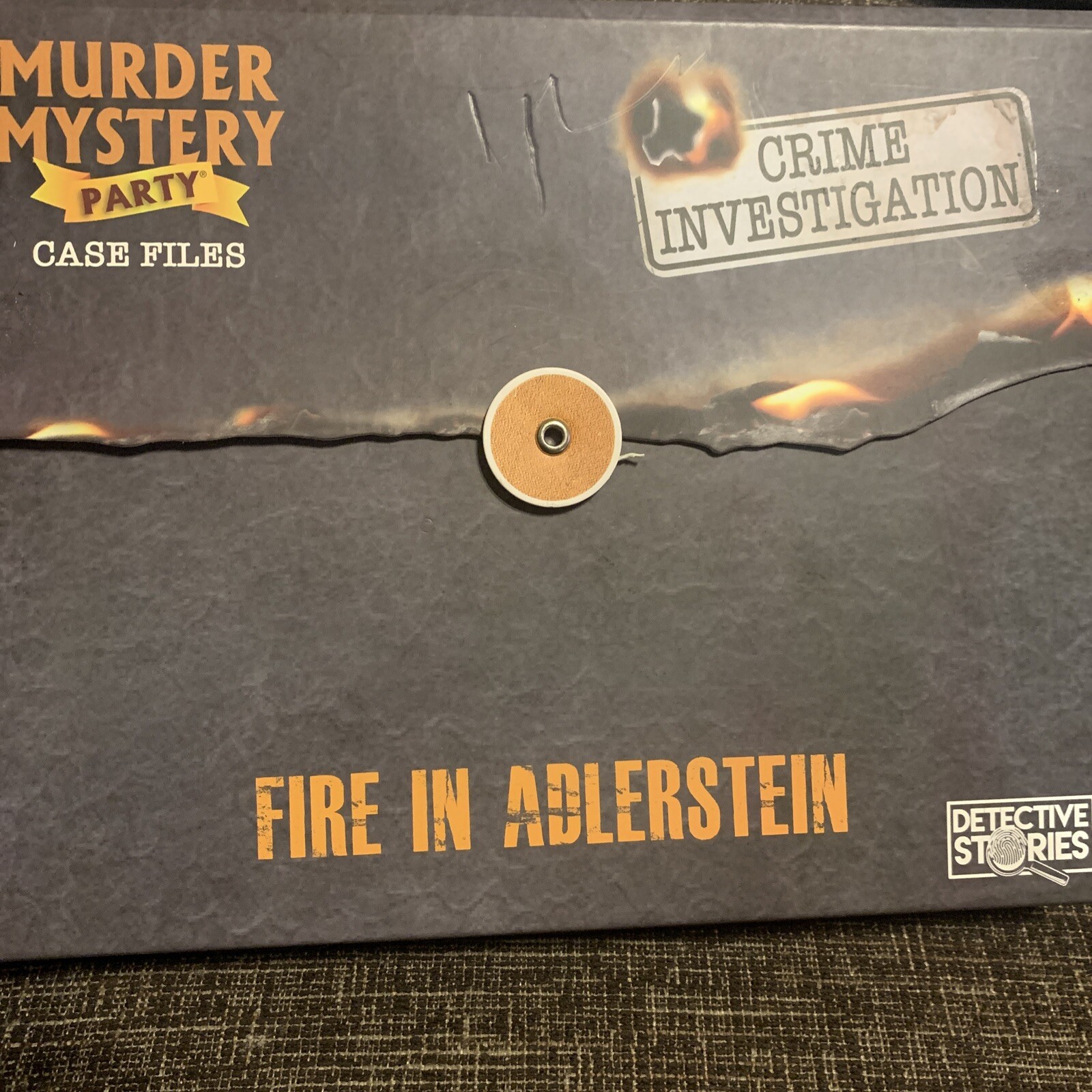 Murder Mystery Party Case Files Fire In Adlerstein The Game NEW