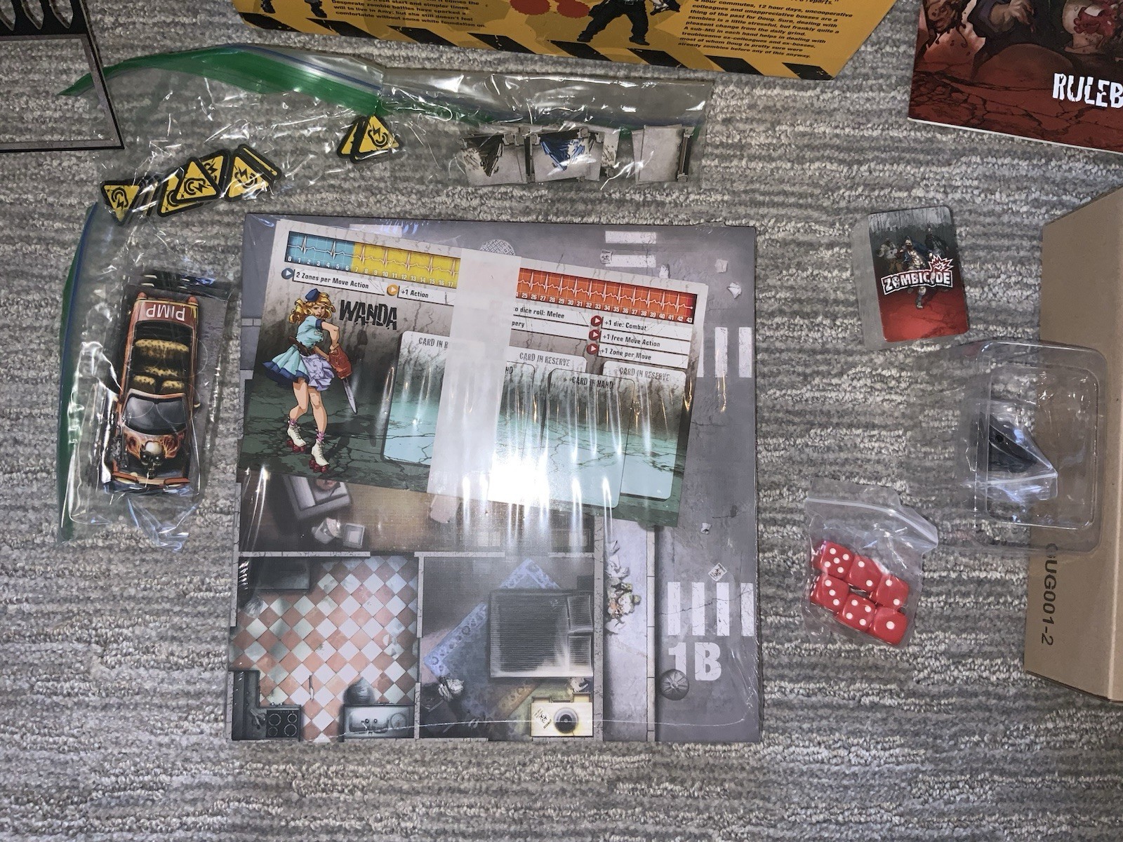 ZOMBICIDE Base Set 1st Edition Board Game 2014 – Complete Excellent Condition