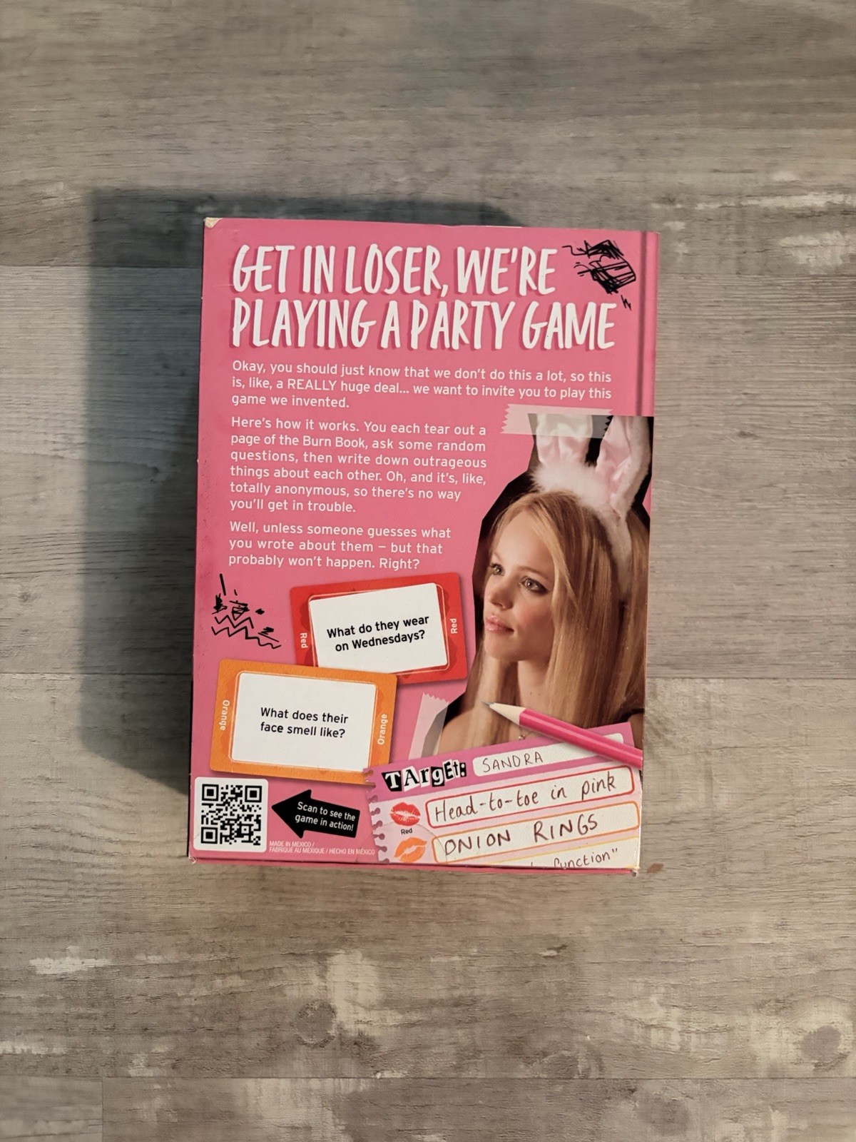 Mean Girls Burn Book The Party Game – UNUSED COMPLETE Set