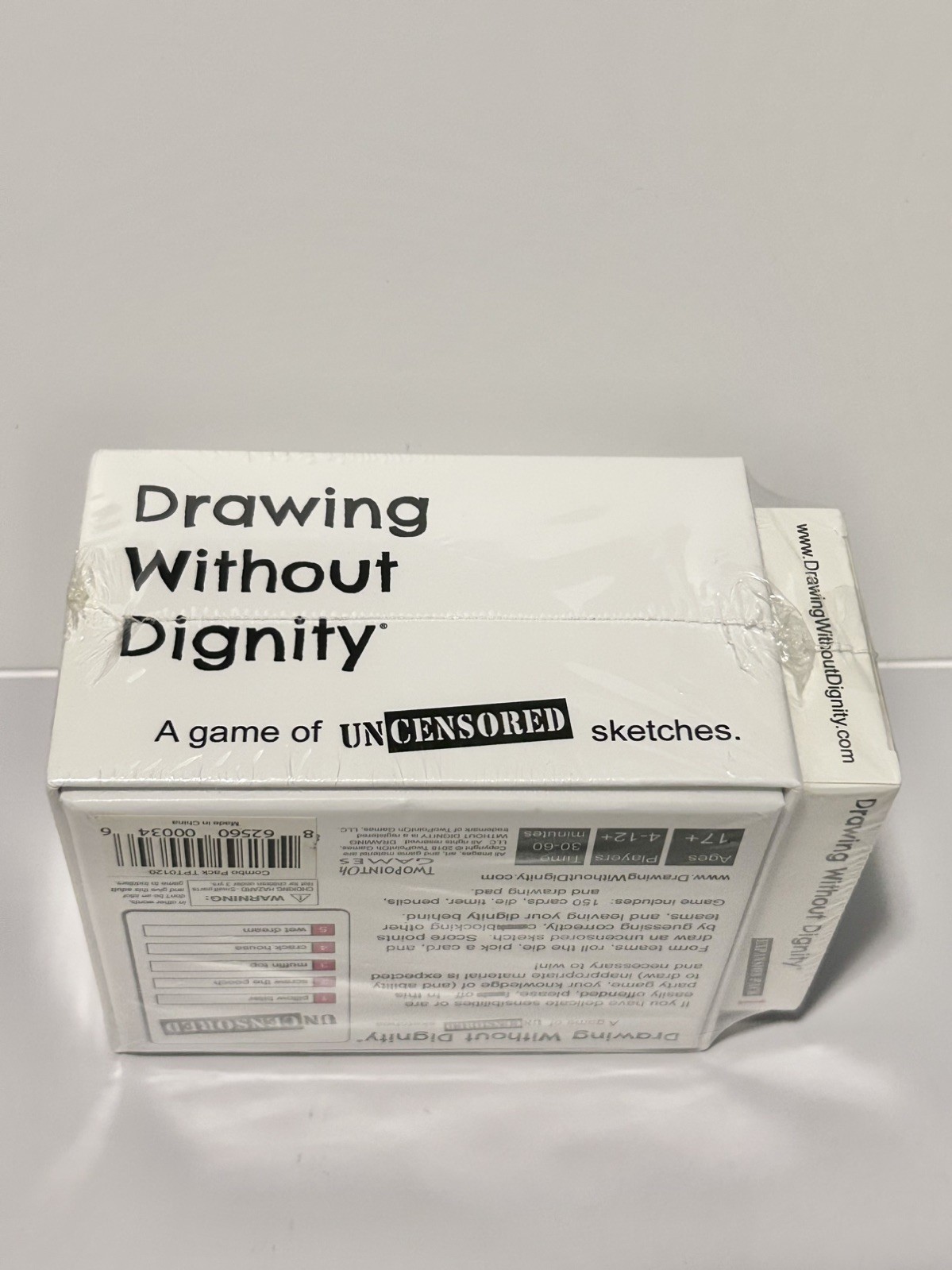 Drawing Without Dignity Party Game + Expansion Pack 1 Adult Card Game Complete