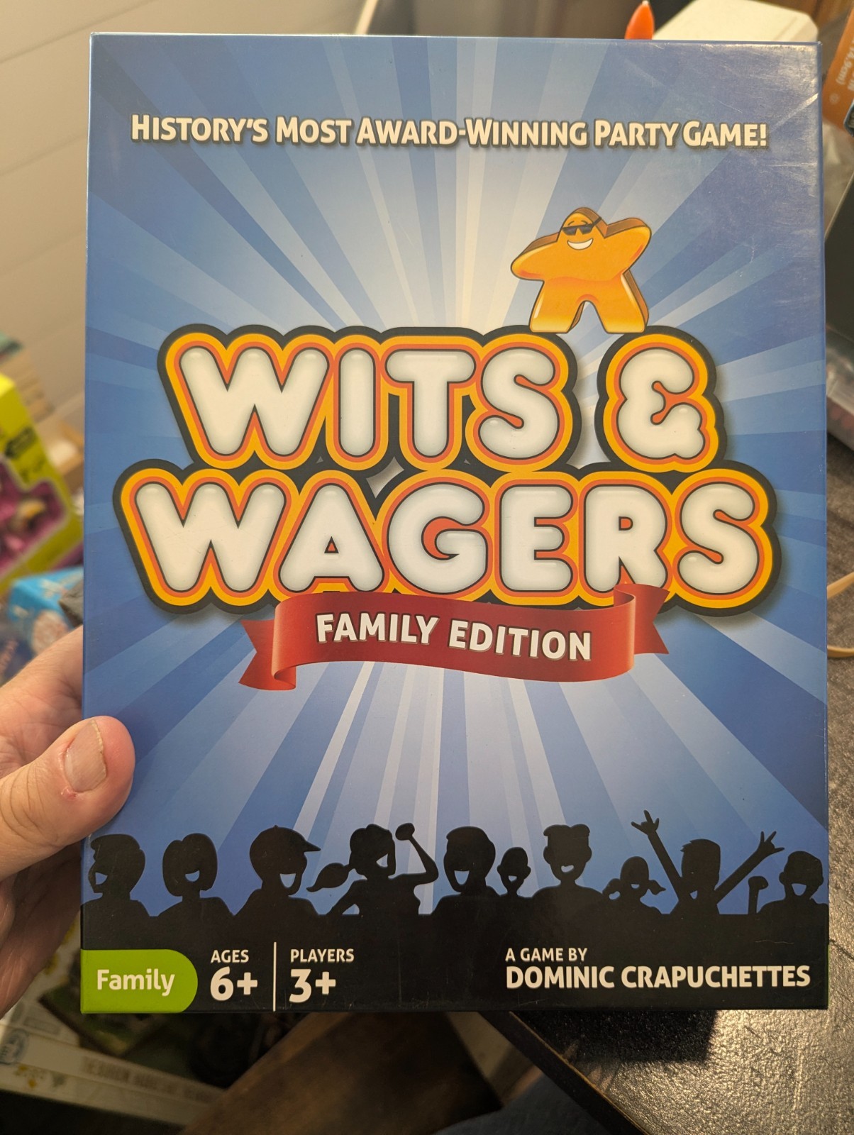 WITS & WAGERS Family Edition Board Game 100% COMPLETE 2013 MULTI AWARD WINNER