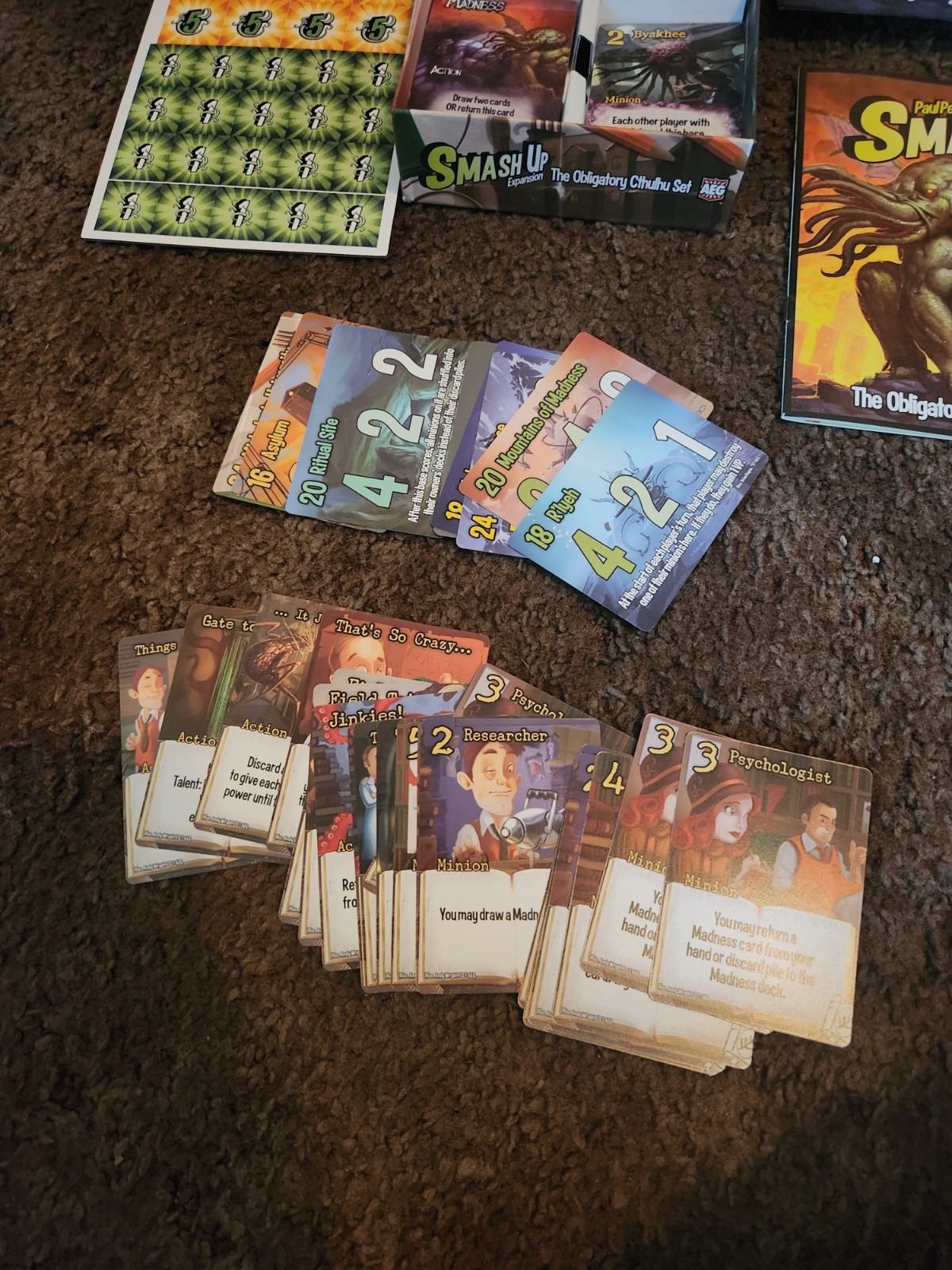 **Open Box But NEW – Smash Up The Obligatory Cthulhu Expansion Game – AEG