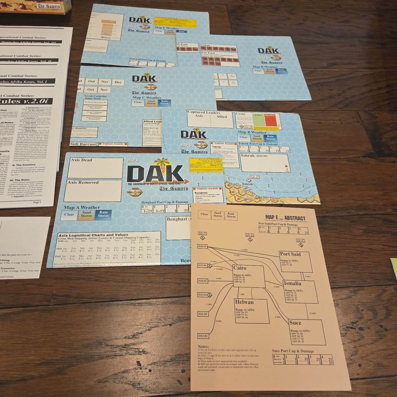 Dak Campaign in North Africa 1940-1942 The Gamers 1997 – Pre-owned 100% Complete