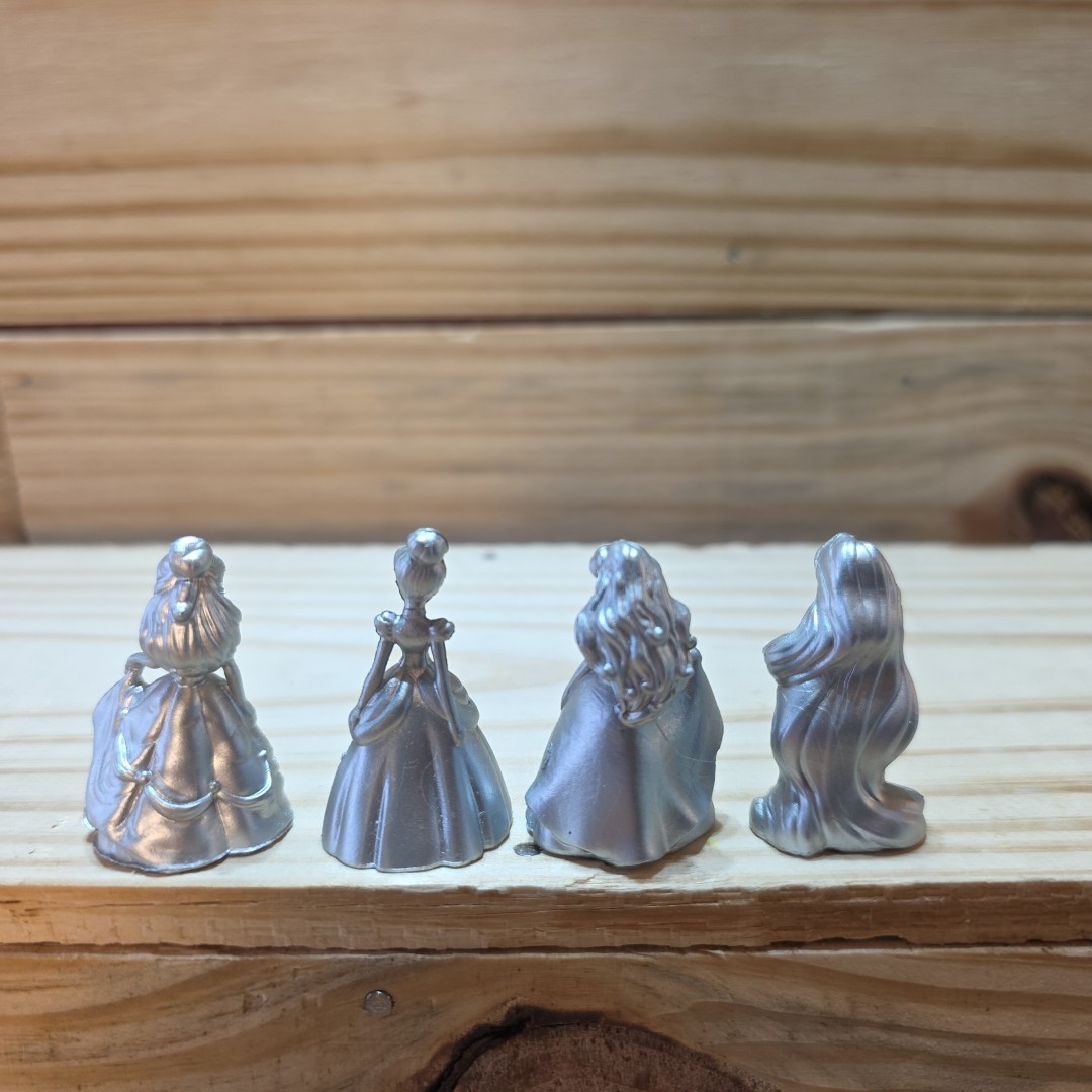 Monopoly Disney Princess Edition 4 Replacement Princess Replacement Tokens/Pcs.