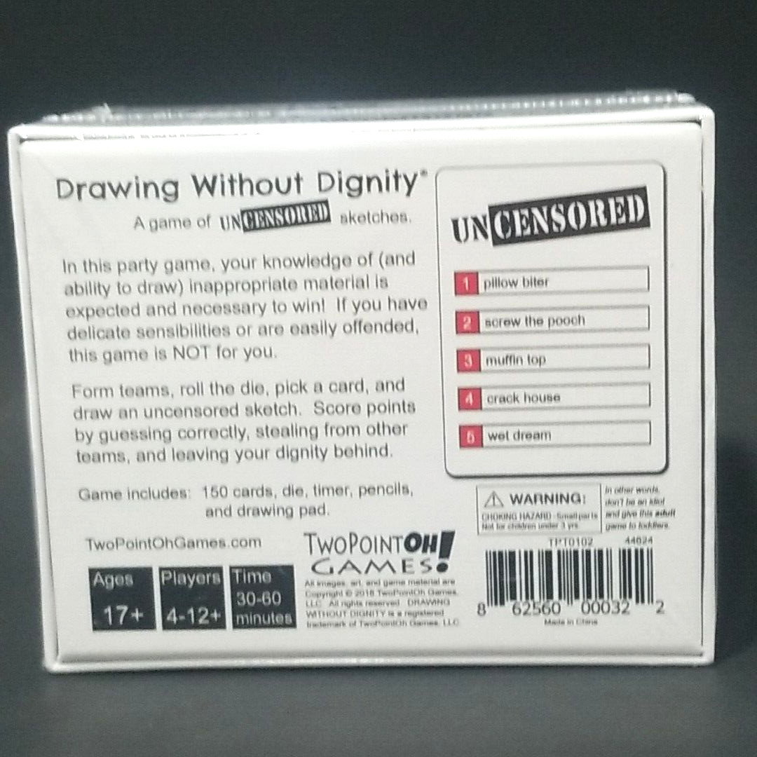 Drawing Without Dignity A Game of Uncensored Sketches Adult New Factory Sealed