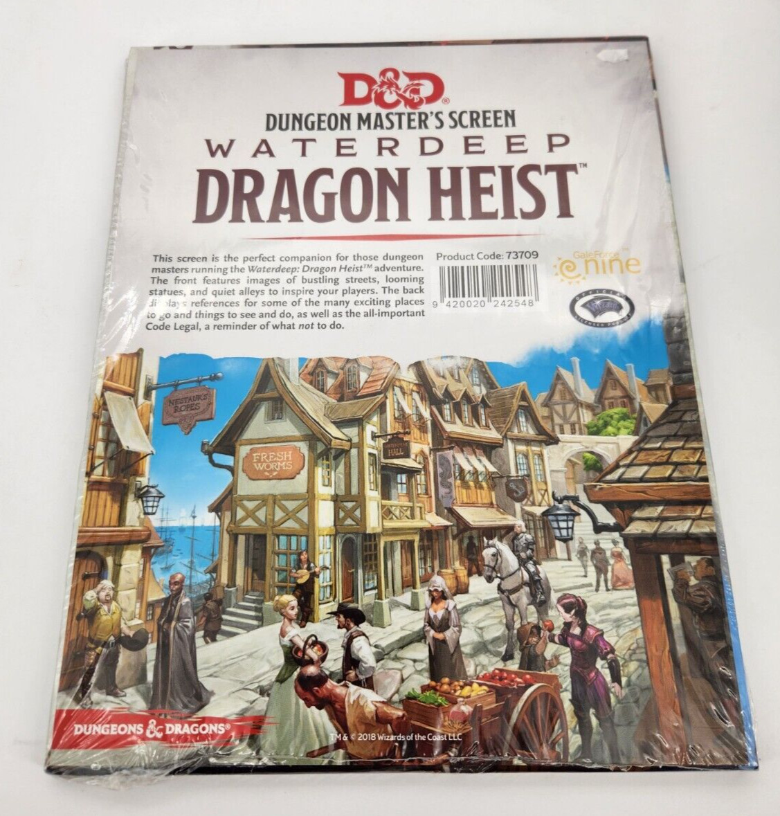 D and D Waterdeep Fantastic Treasure Trove Dragon Heist Dungeon Master Screen