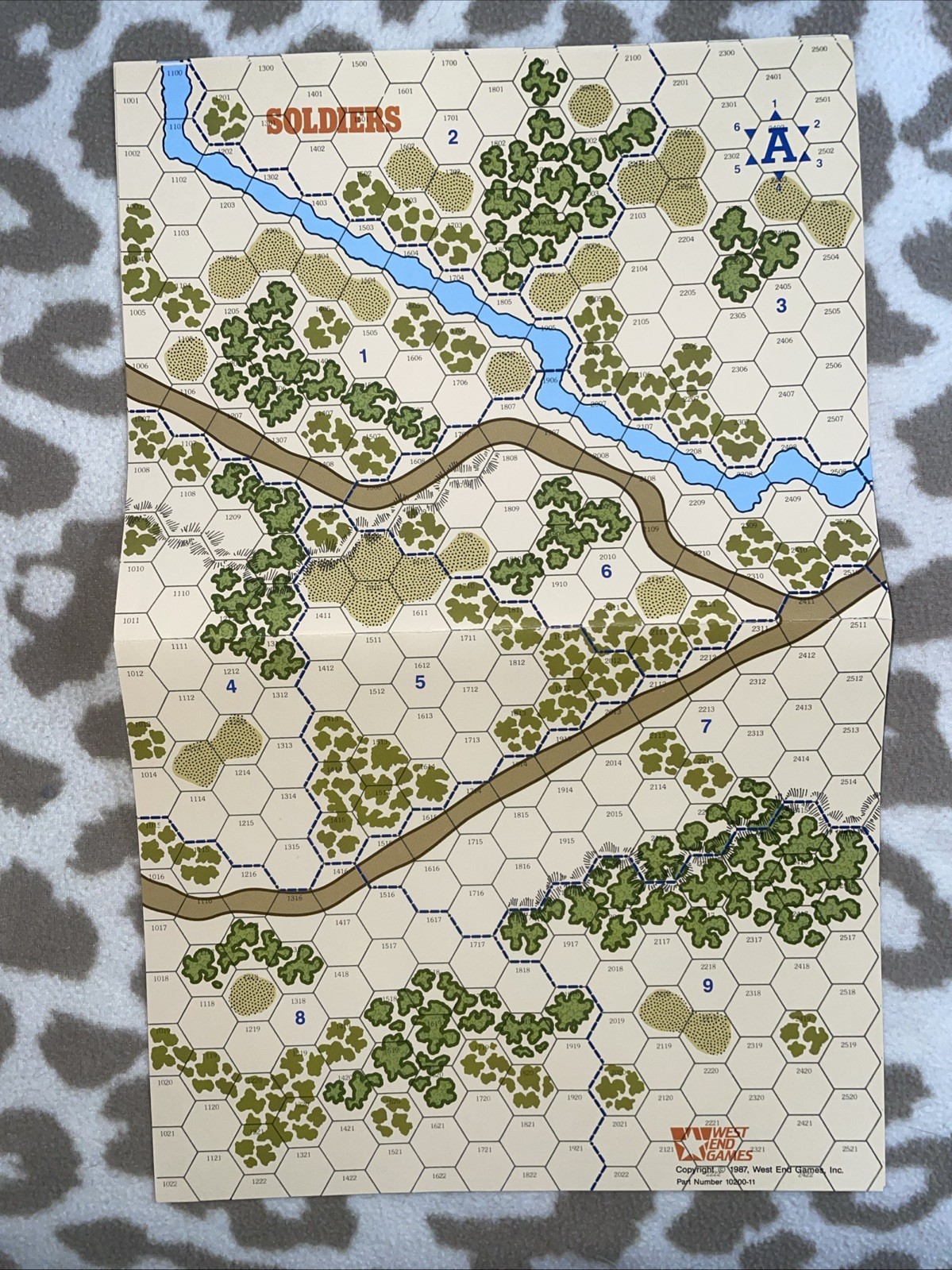 West End Games. 1987. Soldiers. Man-To-Man Combat In WWll. Punched. VGC.