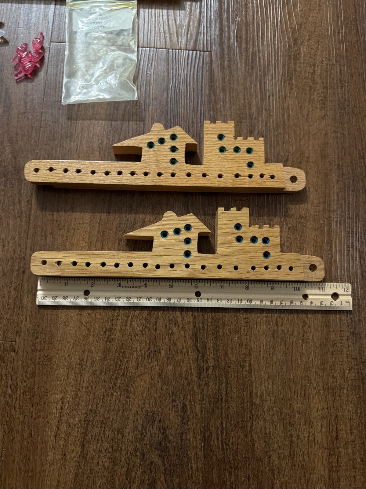 Pegs and Jokers Board Game Set 2 to 8 Players Handcrafted Wood And 40 Pegs
