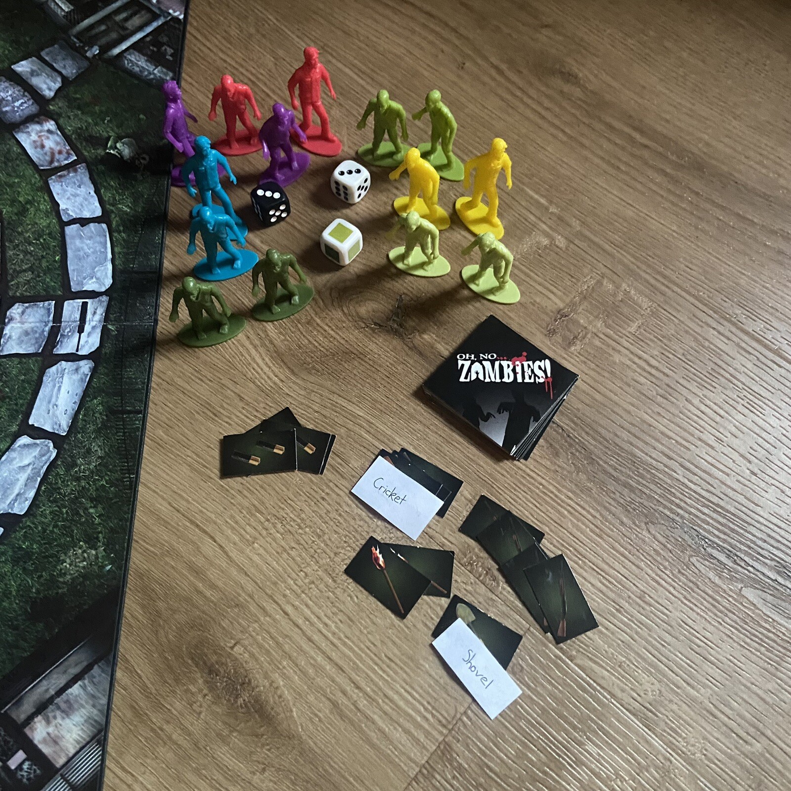 Oh No… Zombies! Board Game Halloween Archie McPhee 2009 Missing Pieces Spooky