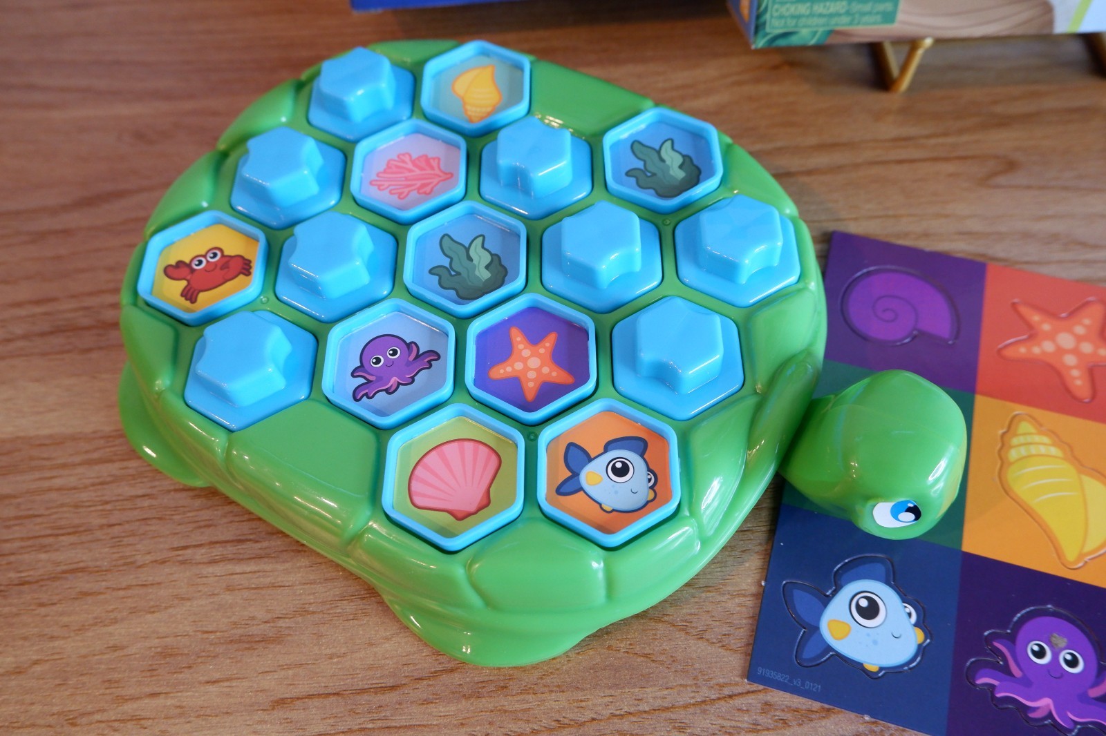 Shell Shapes Kids Learning Board Game Educational Family Game Ages 5+ Gift