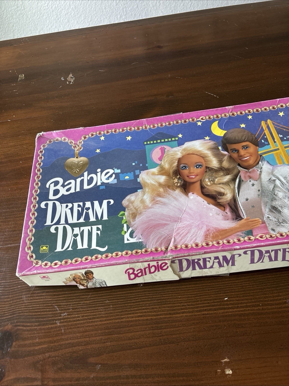 Barbie Dream Date Board Game 1992 Complete VINTAGE Doll Golden Mattel Ken