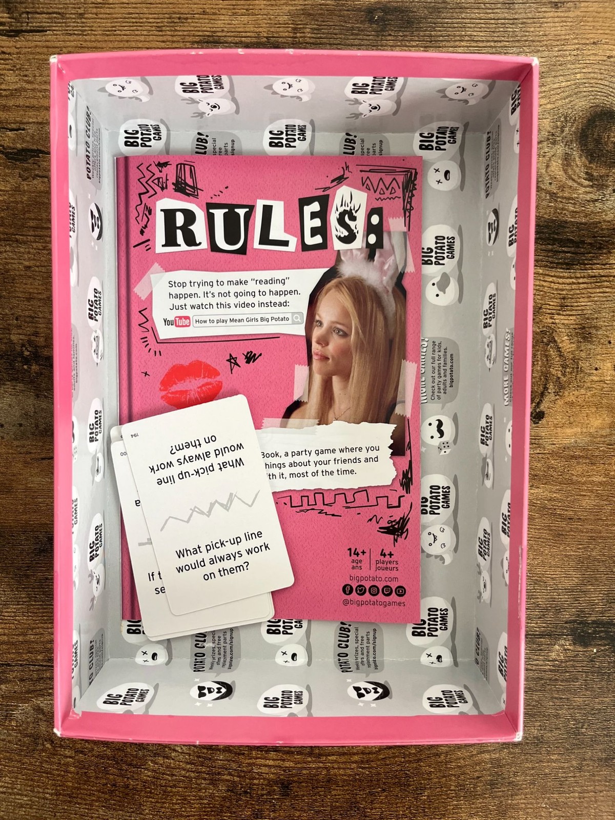 Mean Girls Burn Book Party Game By Big Potato For 4+ Players Ages 14+