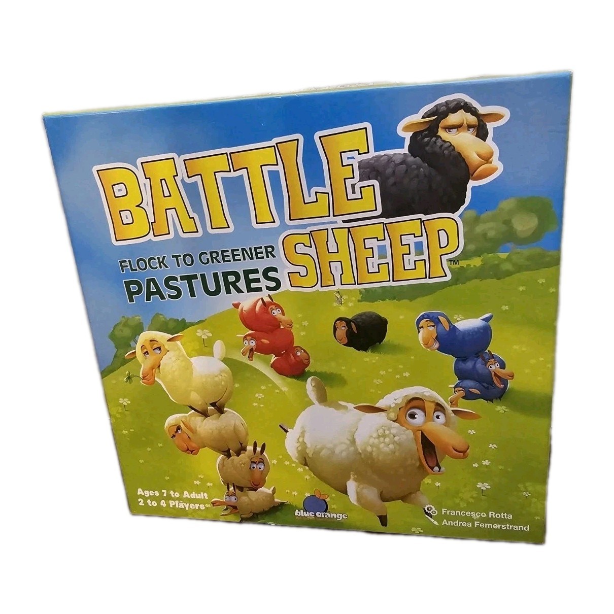 Battle Sheep Flock to Greener Pastures Game Complete! EUC! Award Winner Game