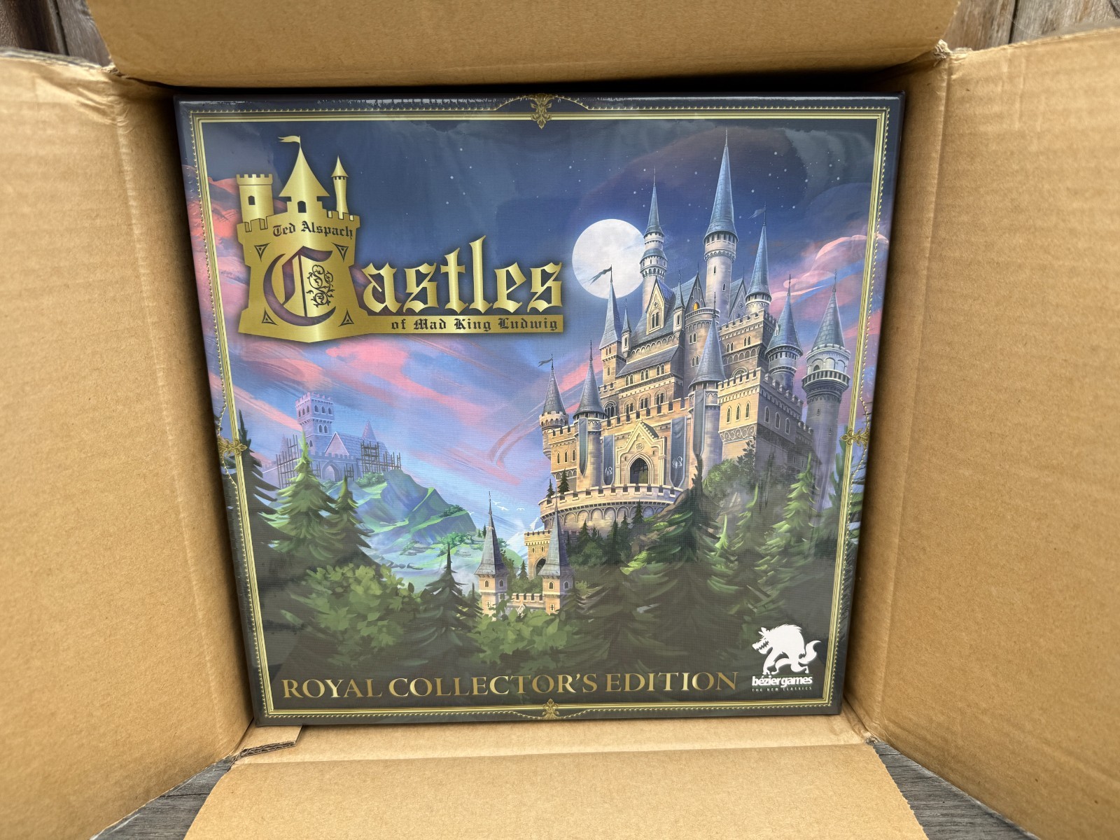SEALED Bezier Games CASTLES OF MAD KING LUDWIG Royal Collector’s Edition *NIB*