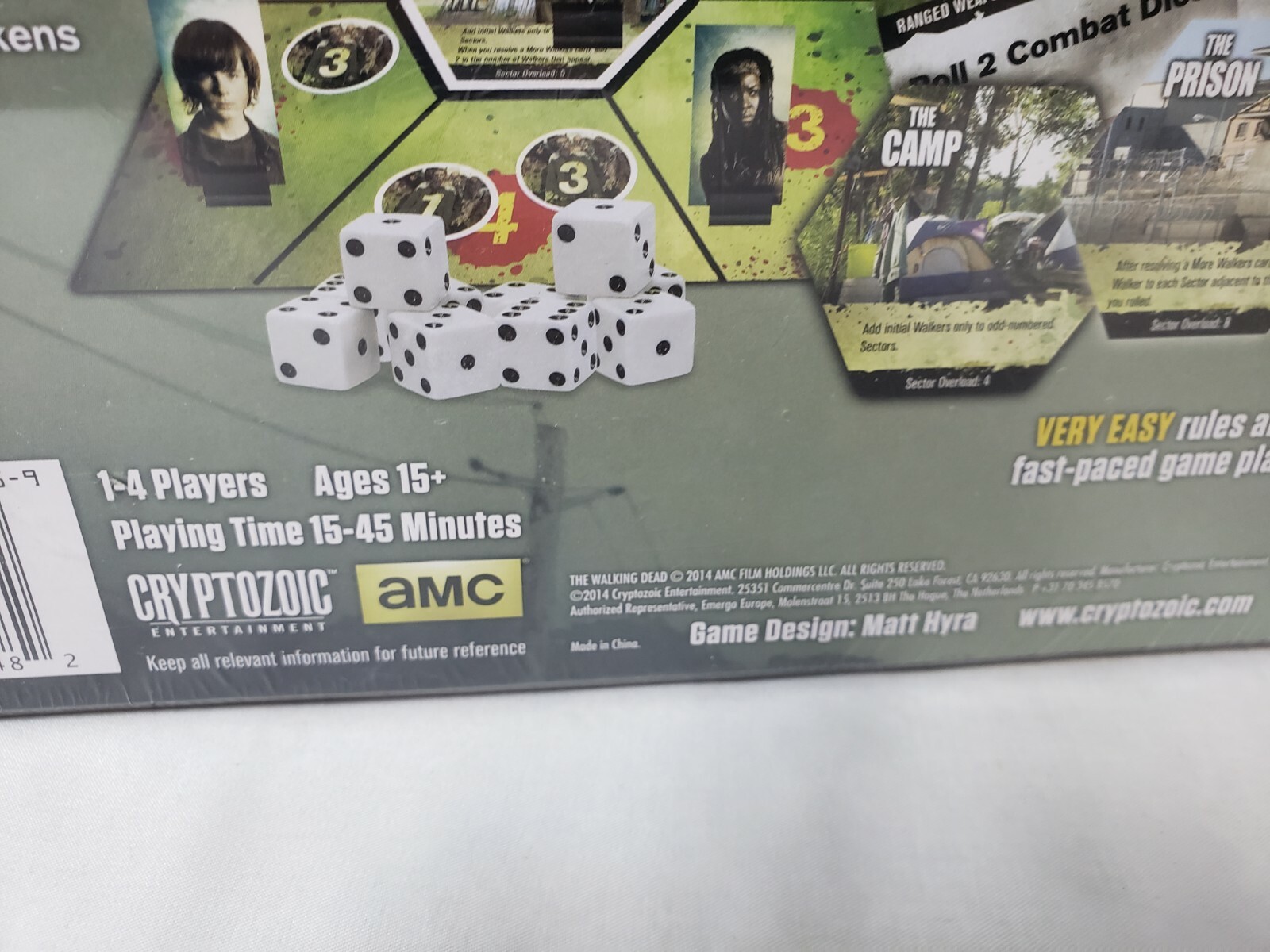 The Walking Dead “Don’t Look Back” Dice Game AMC NEW Factory Sealed