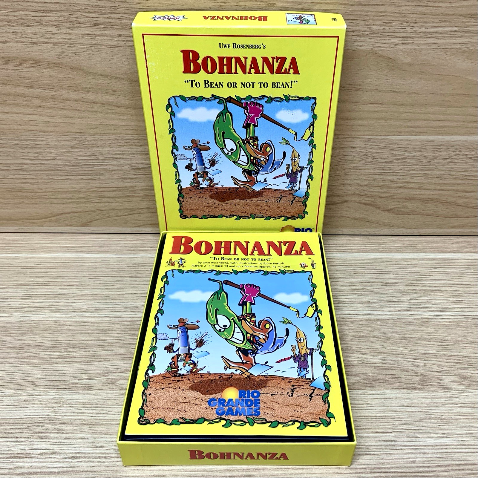 Bohnanza Board Game Rio Grande Games 2016 Uwe Rosenberg Card Game Complete
