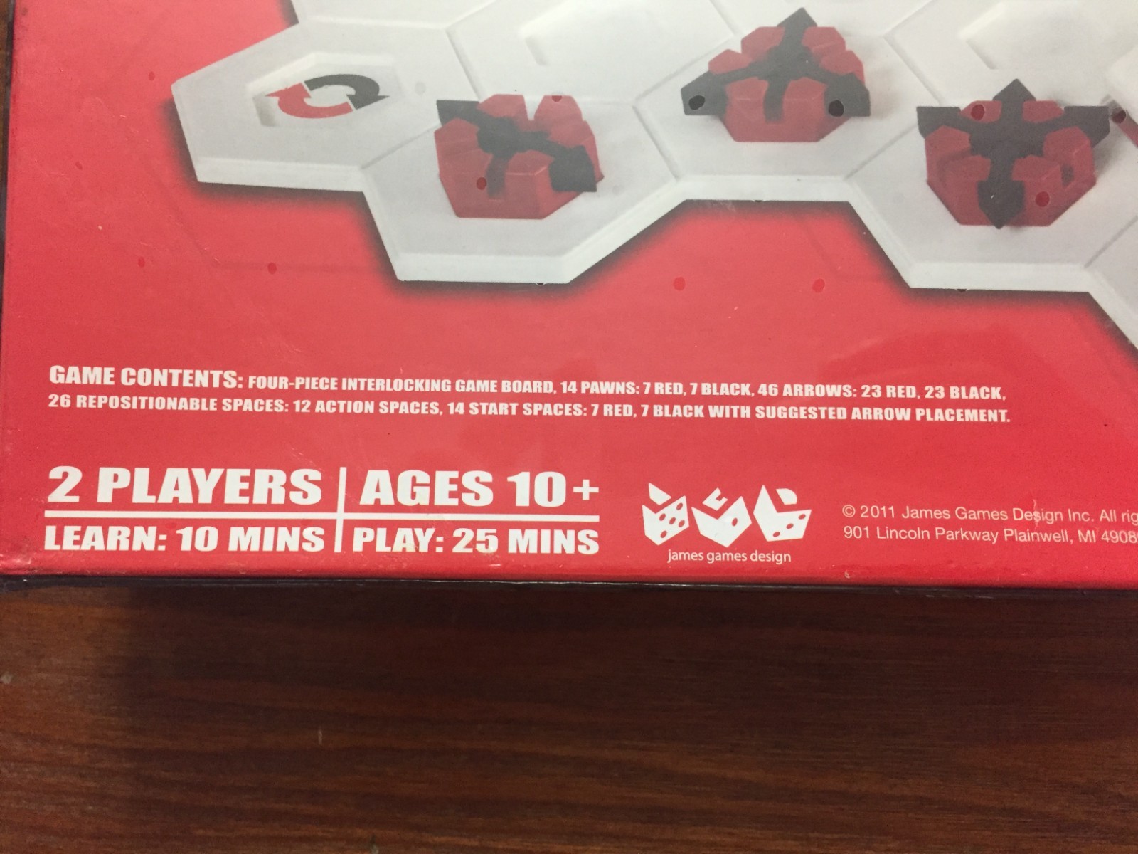 Blindside: The Game of Directional Domination – Board Game by JGD (2011) – New