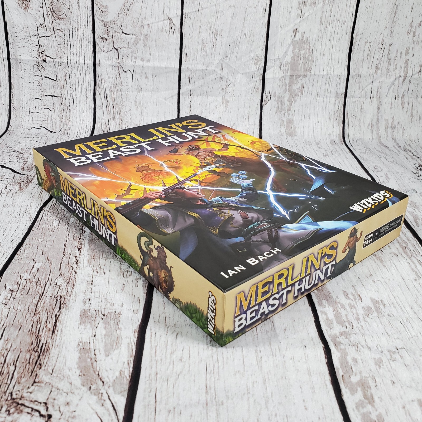 Merlin’s Beast Hunt Game Boardgame WizKids COMPLETE Fantasy NECA