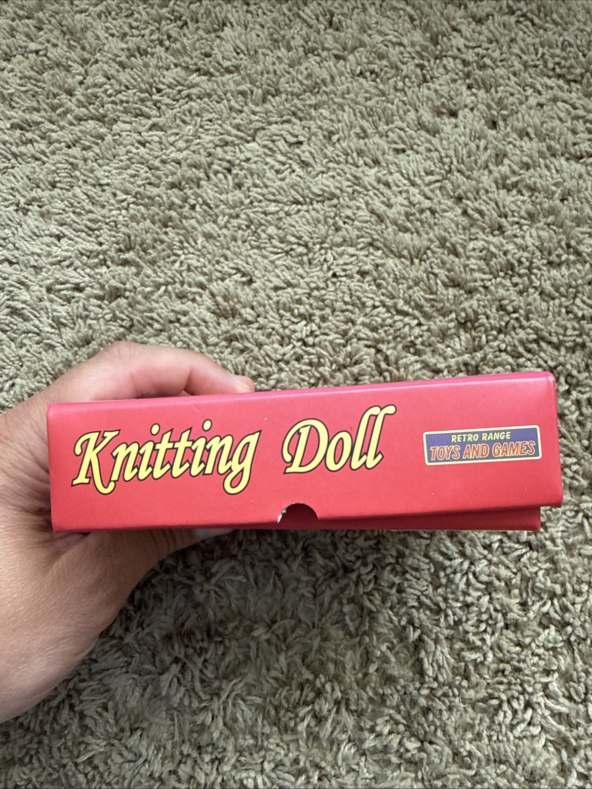 KNITTING DOLL Keeps Our Little Ones Busy With Wool And Wooden Needle 6+ Vintage