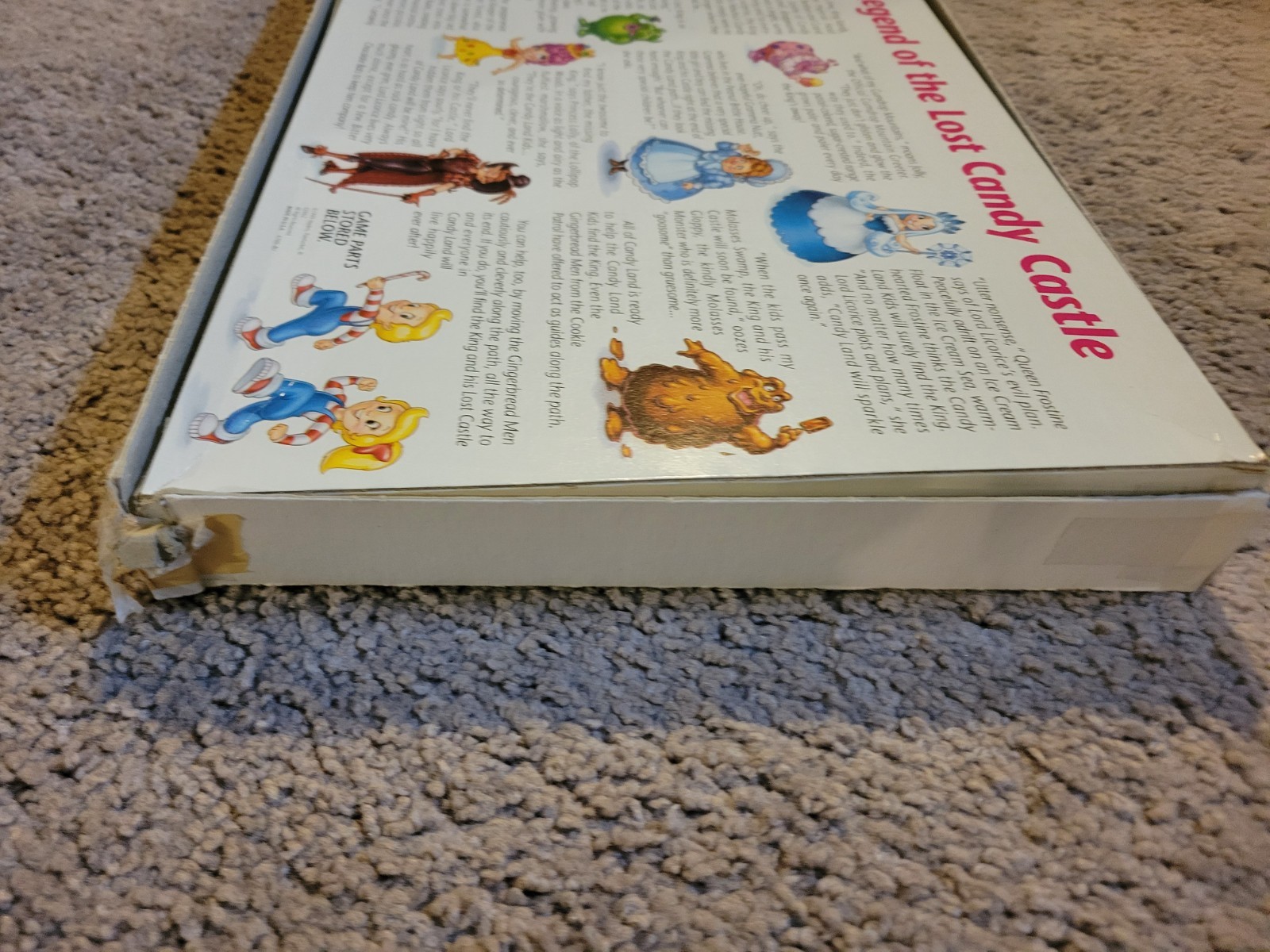 Candy Land Board Game 1999. Incomplete. Missing 1 Card.