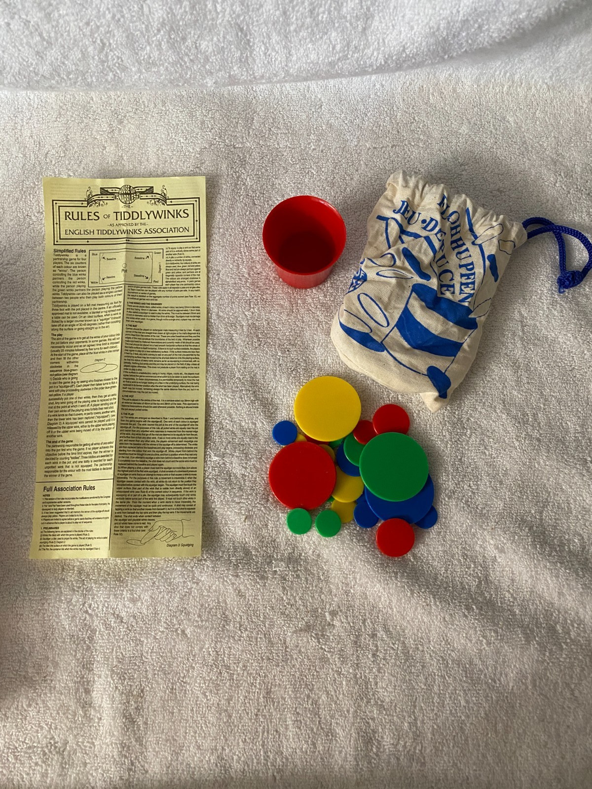 vintage Tiddlywinks Game by House of Marbles Devon England Partner Game