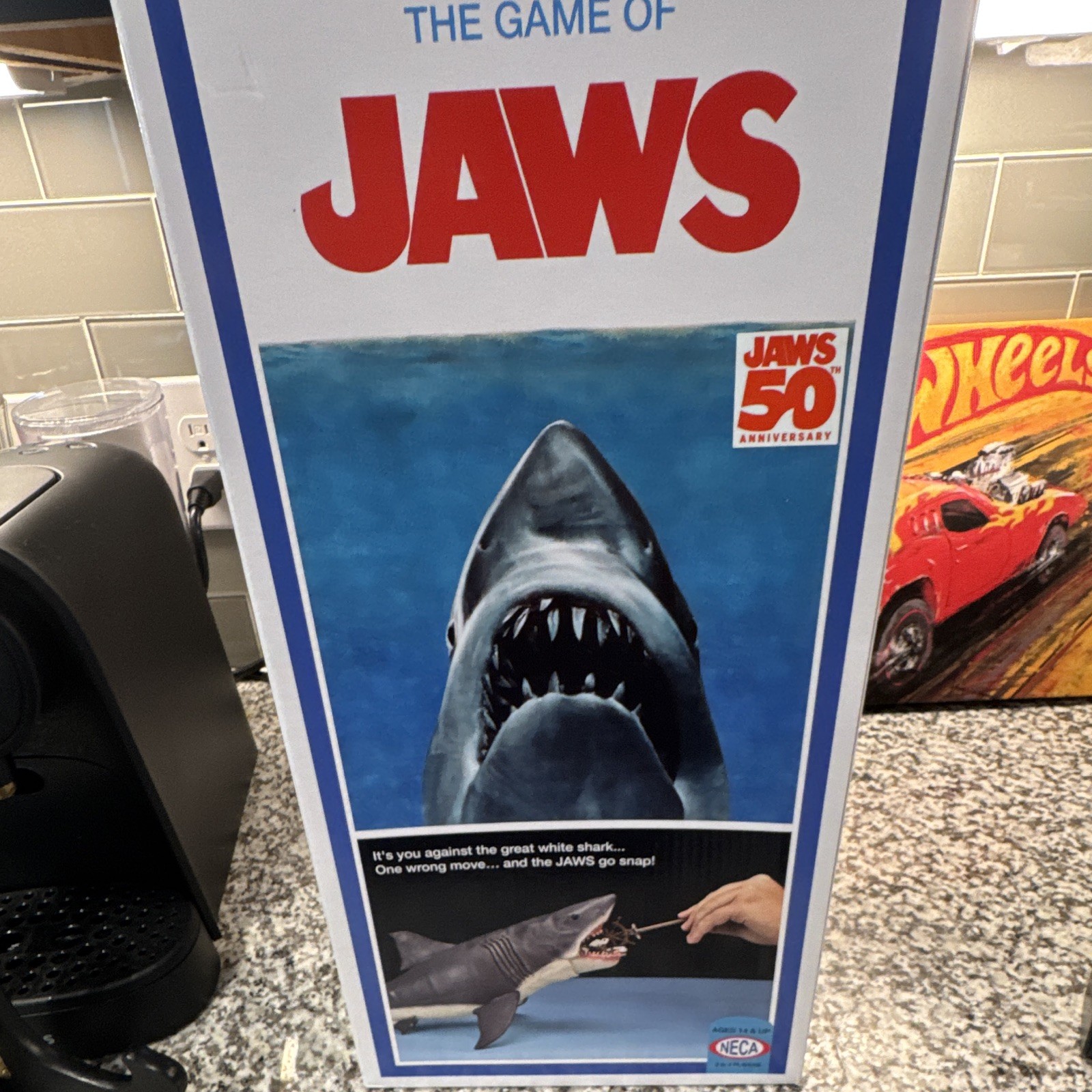 NECA Jaws Skill & Action Game Jaws 50th Anniversary 2-4 Players Ages 4+