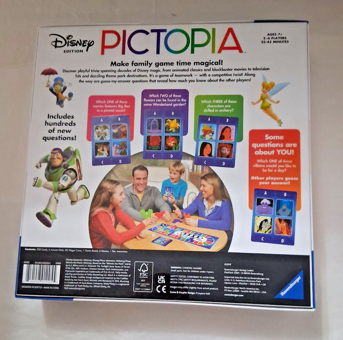 Pictopia Disney Edition The Ultimate Picture Trivia Family Game Ravensburger