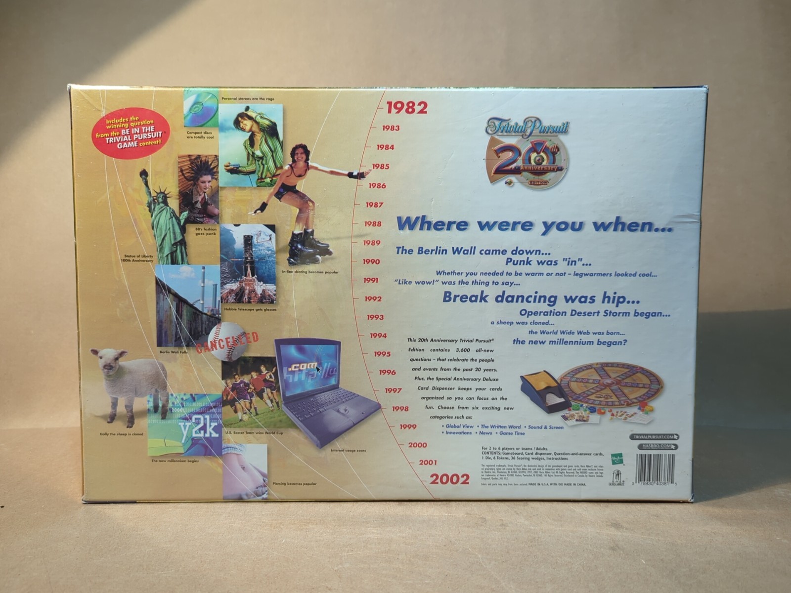 Trivial Pursuit 20th Anniversary Edition 80s 90s Early 2000’s New