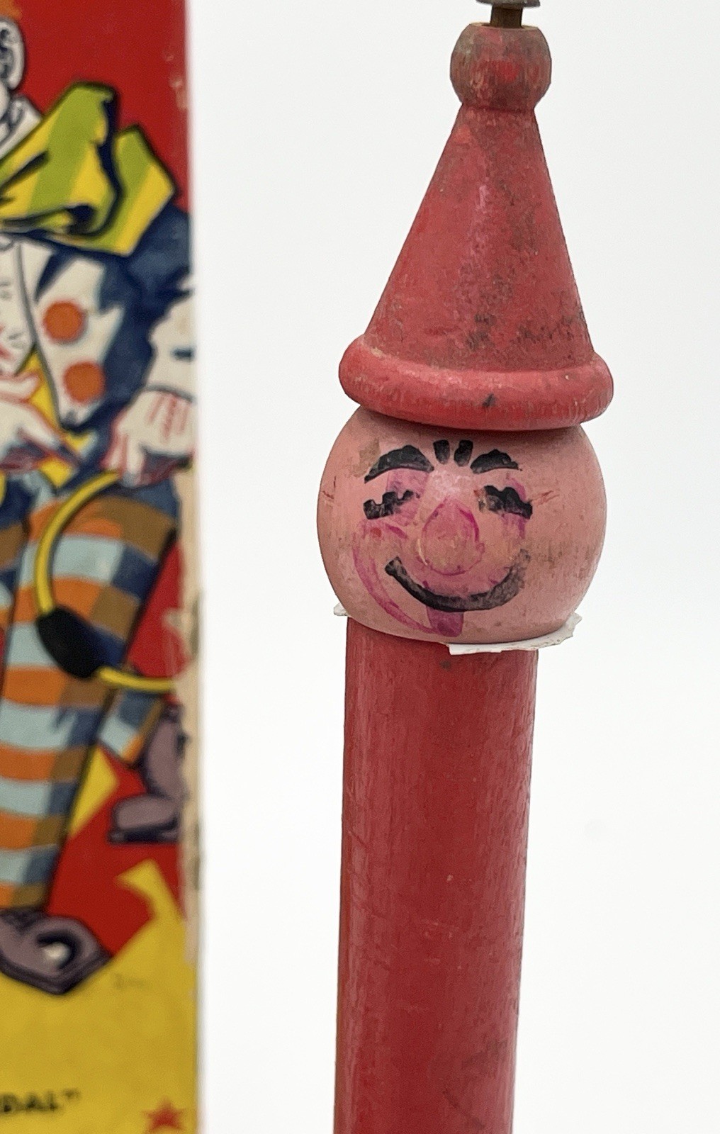 1939 Vintage No. 3220 Clown Ring Toss Game By Transogram Co., Inc NY Made In USA