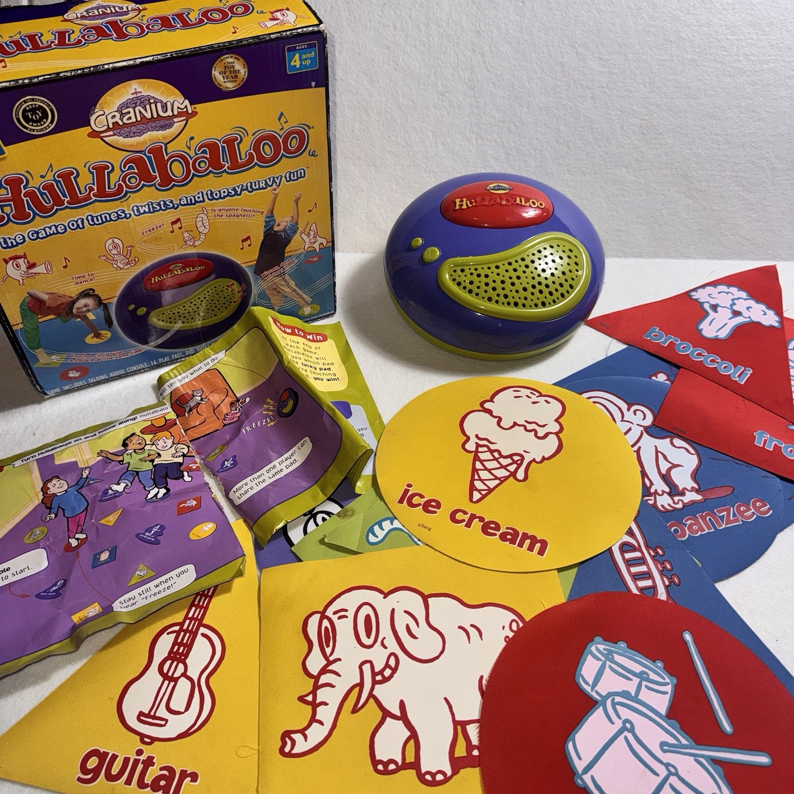 Cranium Hullabaloo Interactive Kids Game Complete Tested Works Ages 4+ 2002 Toy