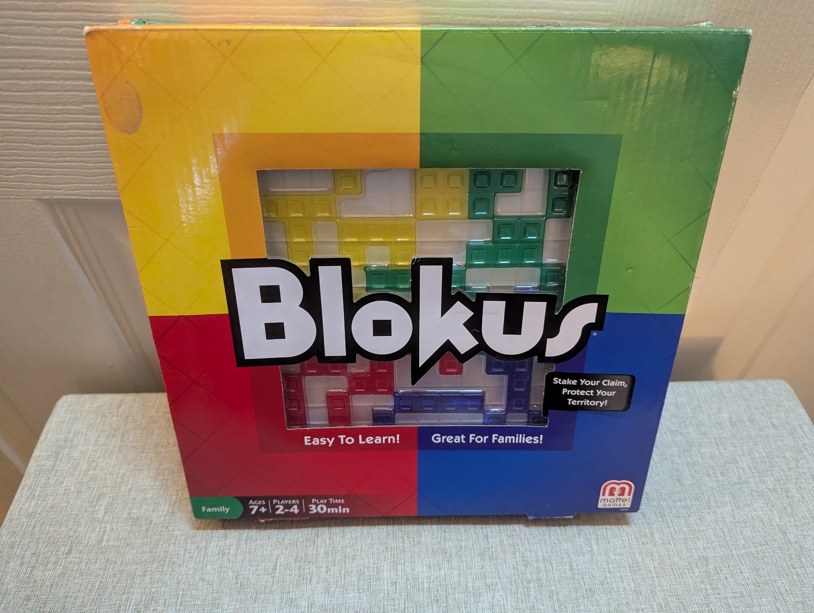 Mattel 2013 BLOKUS Tile Strategy Board Game Complete 2 Replaced Pieces SEE PICS