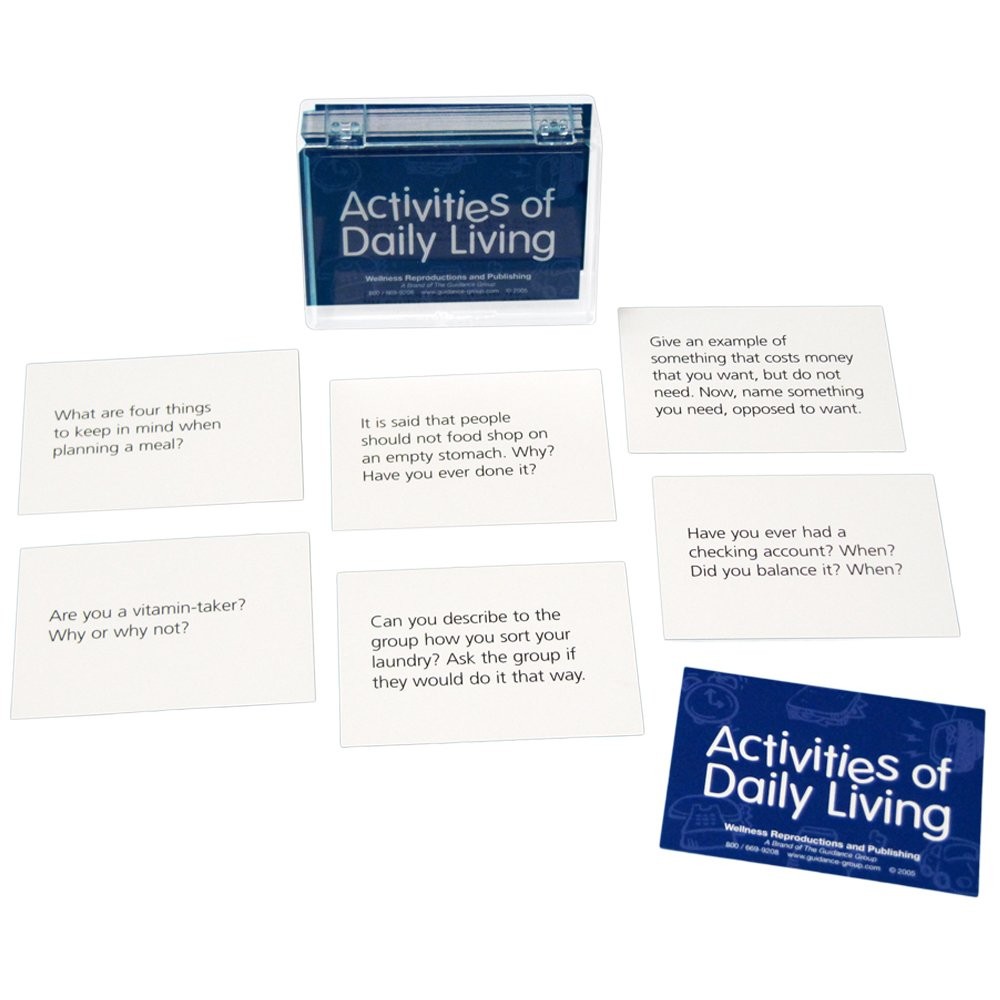 Wellness Reproductions & Publishing Activities Daily Living Cards Adults