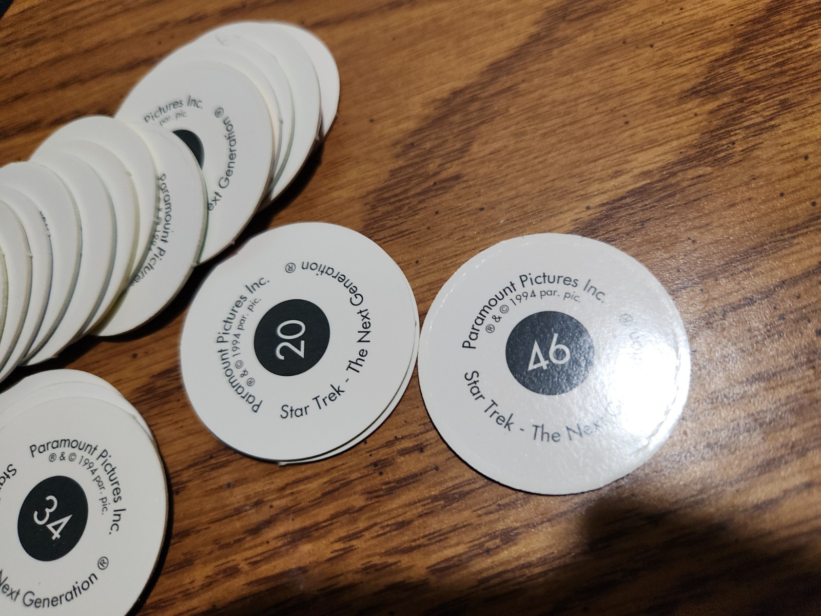 HTF Vintage Lot of 150+ Star Trek Milk Caps POGs 4 Slammers & 4 Containers Game