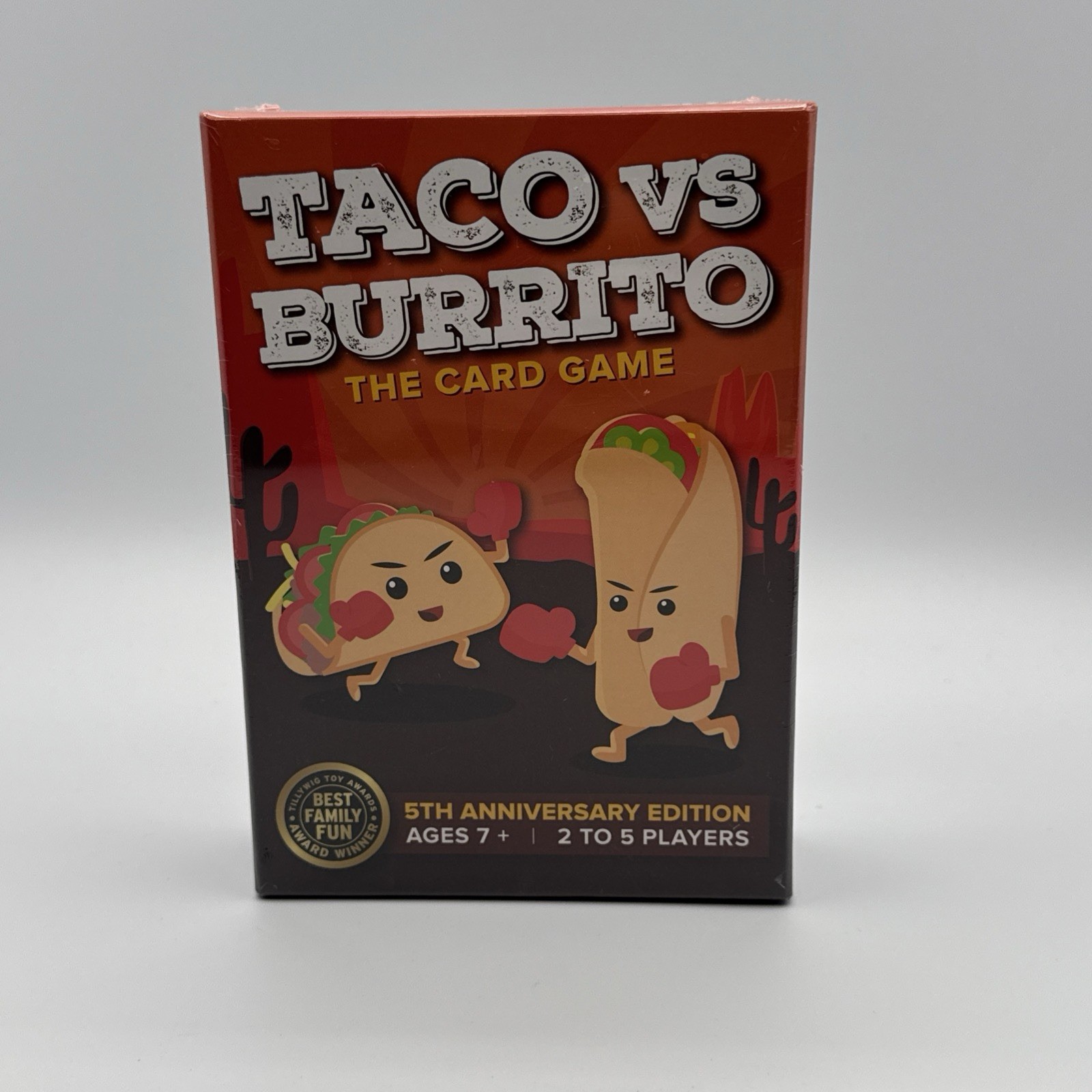 Taco vs Burrito Card Game, 5TH Anniversary Edition. New SEALED