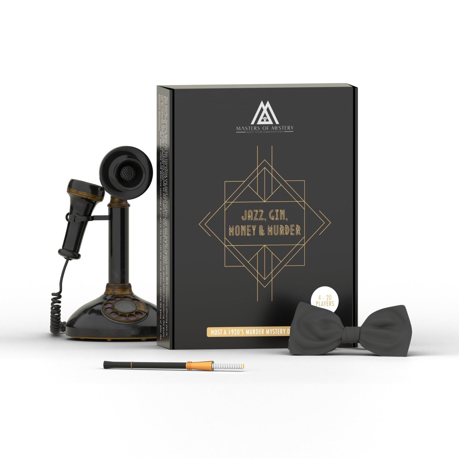 1920s Murder Mystery Dinner Party Game – Roaring 20s Speakeasy Whodunnit for 4-2