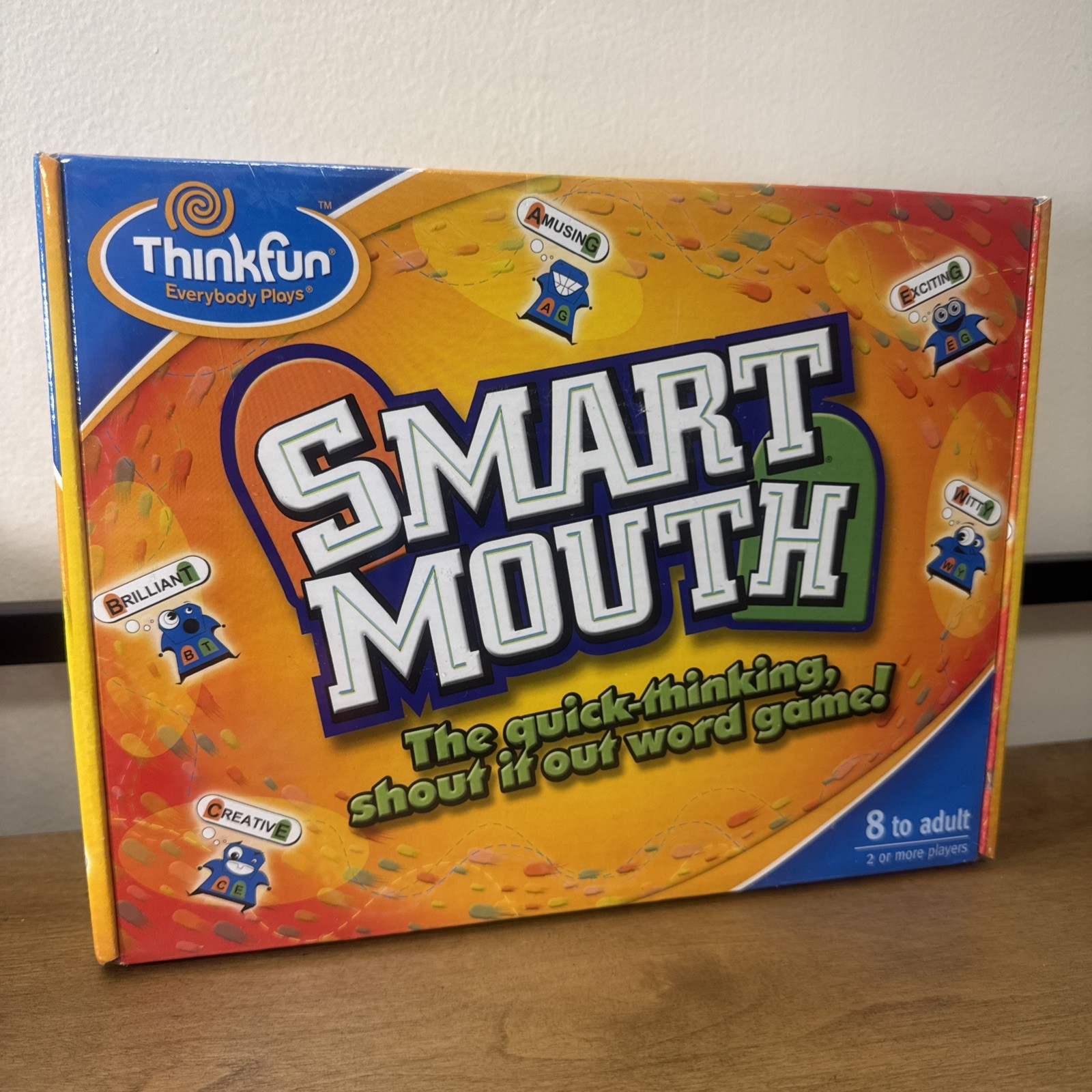 SMART MOUTH Quick Thinking Shout It Out WORD GAME 2+ Players 2001 Binary Arts