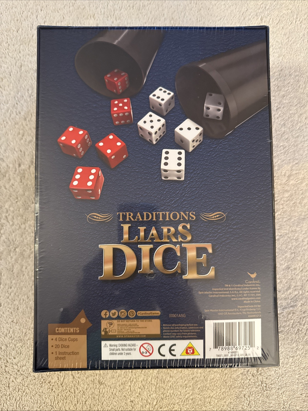 Liar’s Dice Game Gallery Classic New NIB Family Table Top Games
