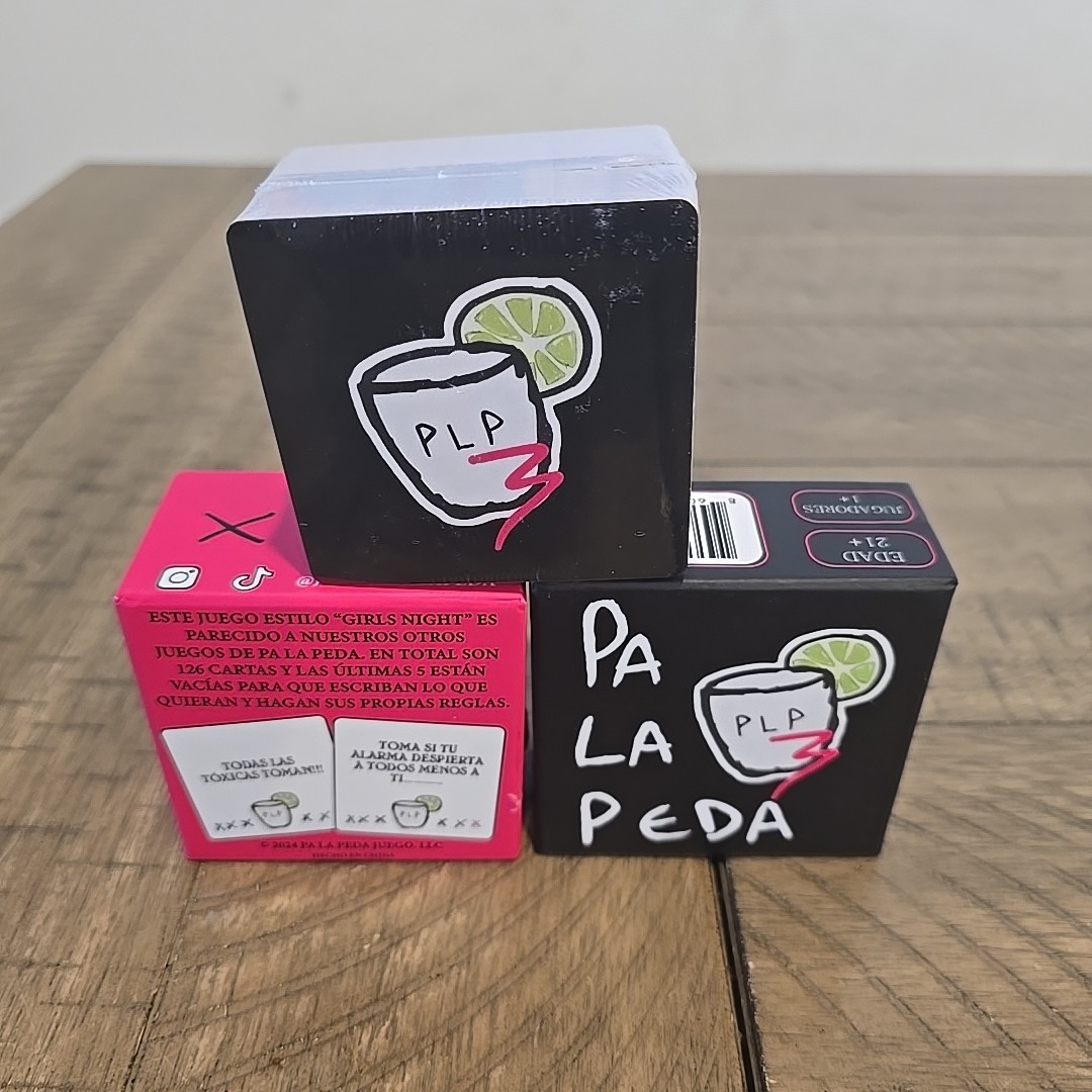 PA LA PEDA TOXICAS Viral TikTok Spanish Drinking Game Girls Night ~ NEW & Sealed