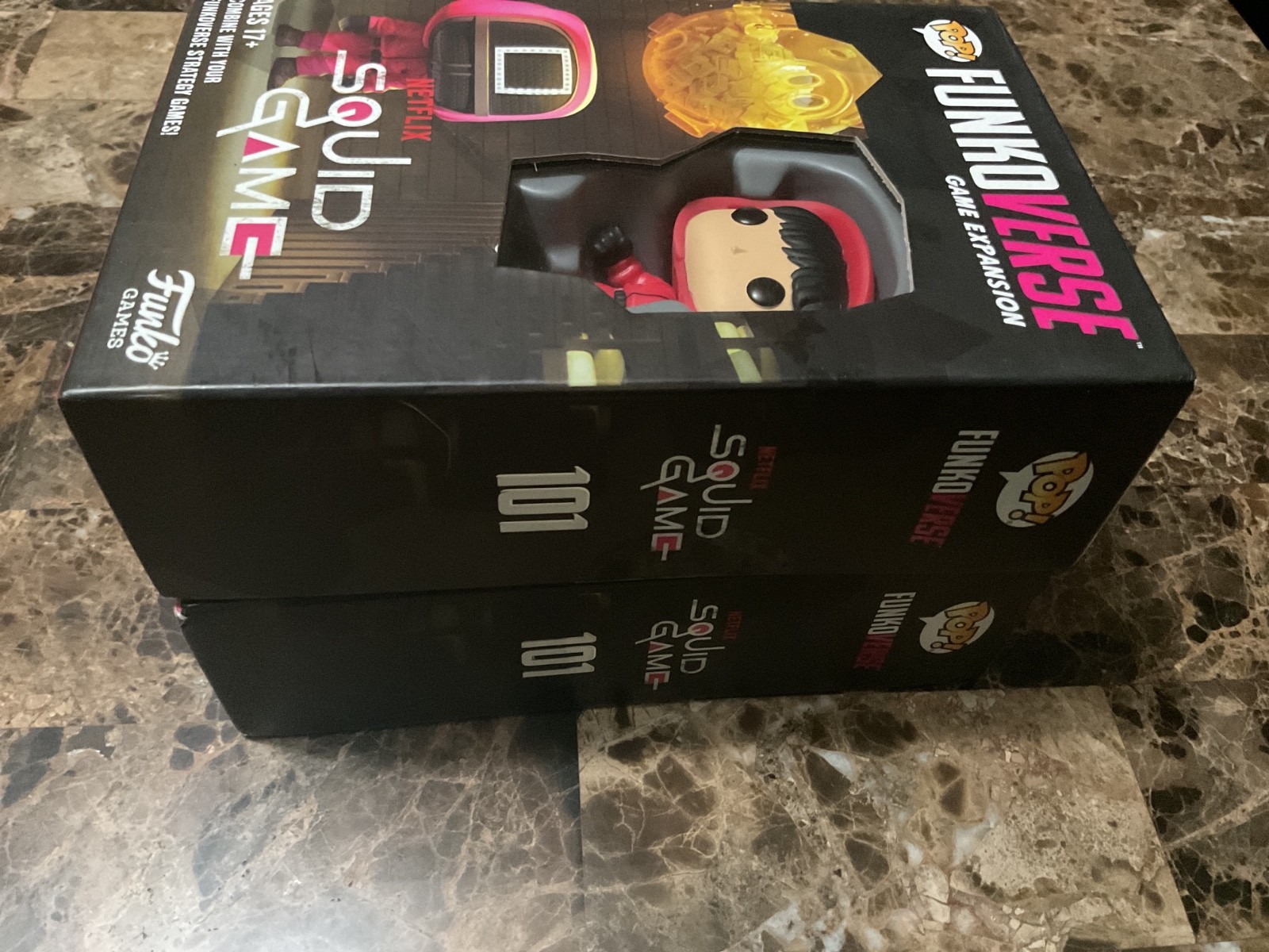 NEW Squid Game Pop! Funkoverse Strategy Game Expansion Pack + Chase Pack NIB