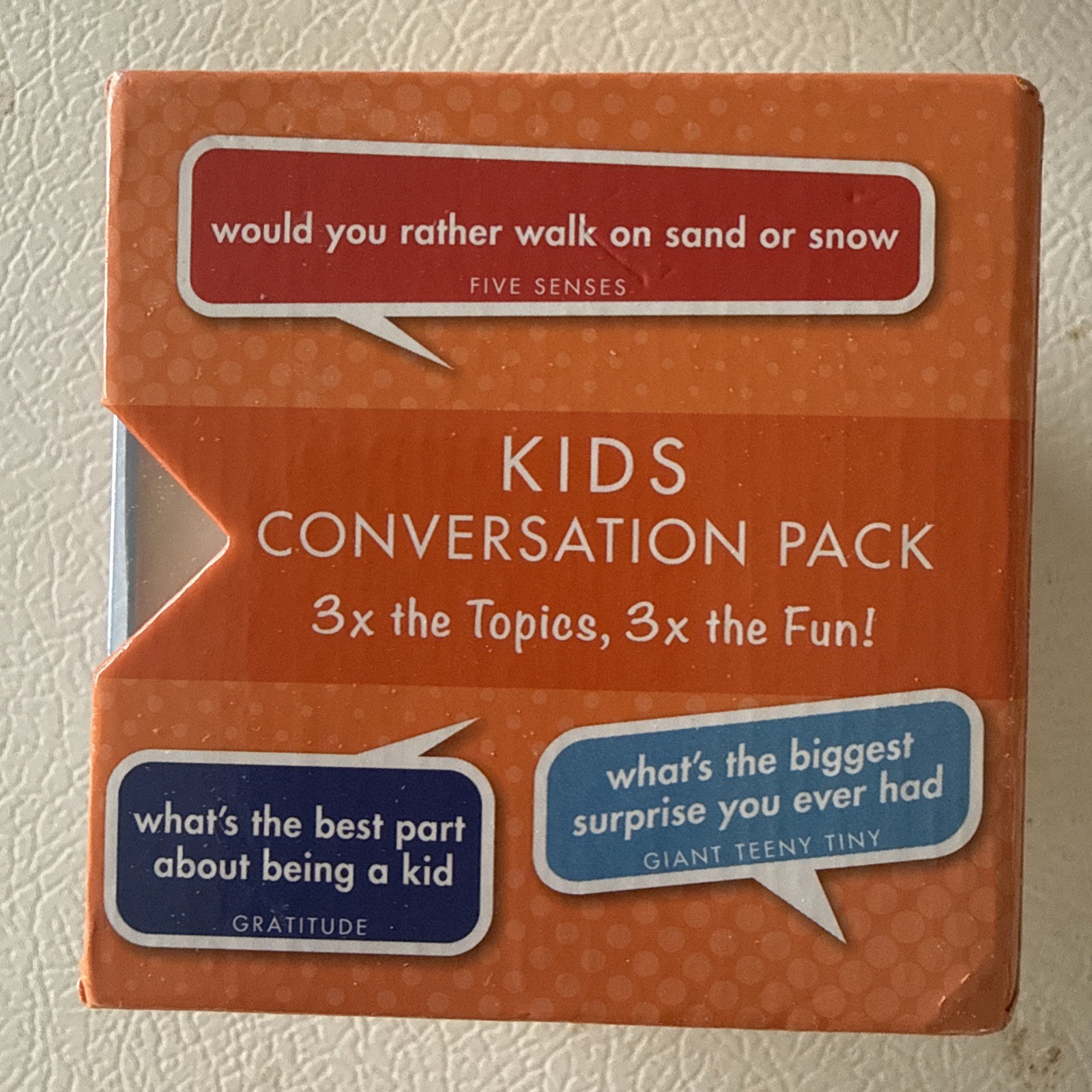 TableTopics Kids Conversation 3 Pack 120 Questions To Start Great Conversations!