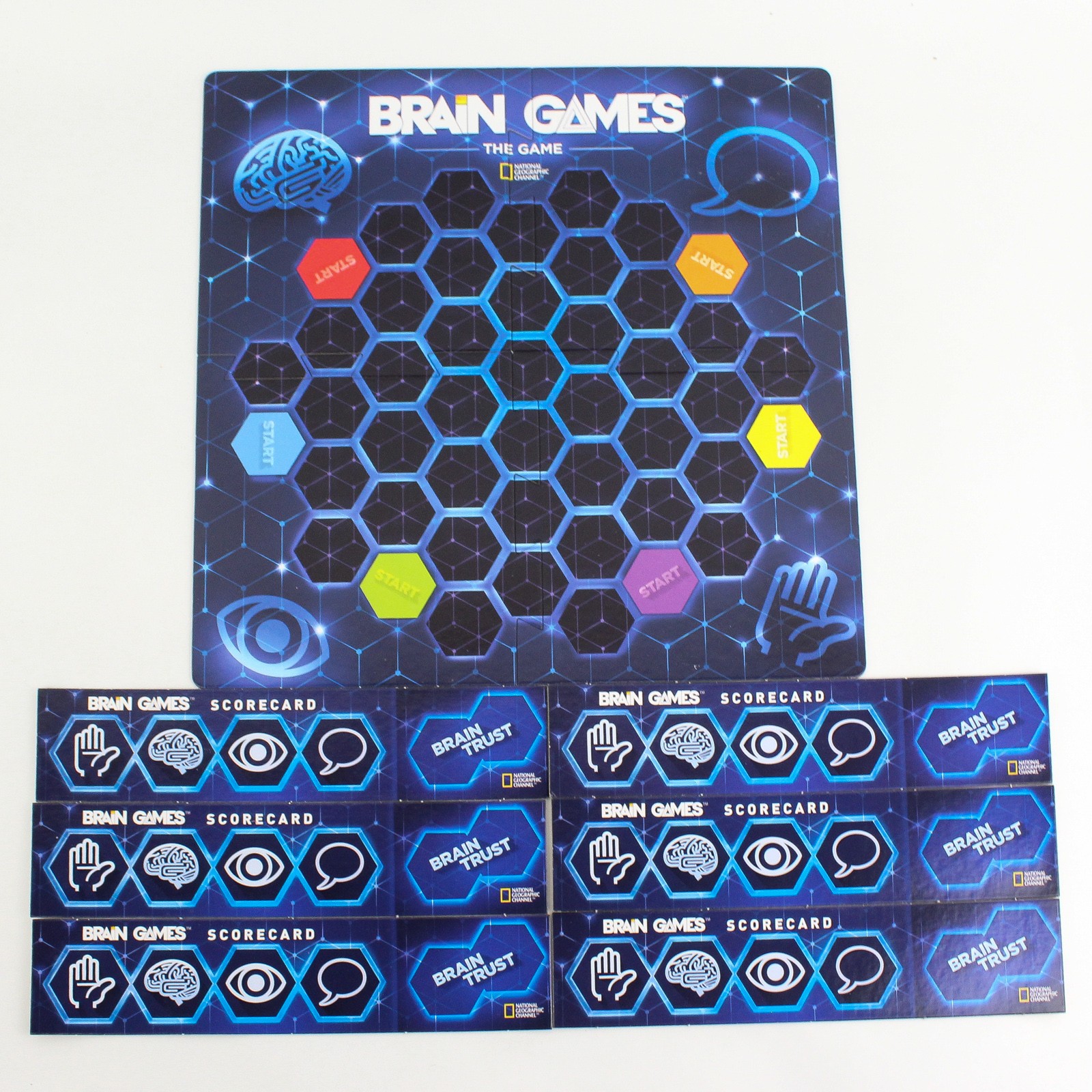 2015 Buffalo Games The National Geographic Channel Brain Games Board Game