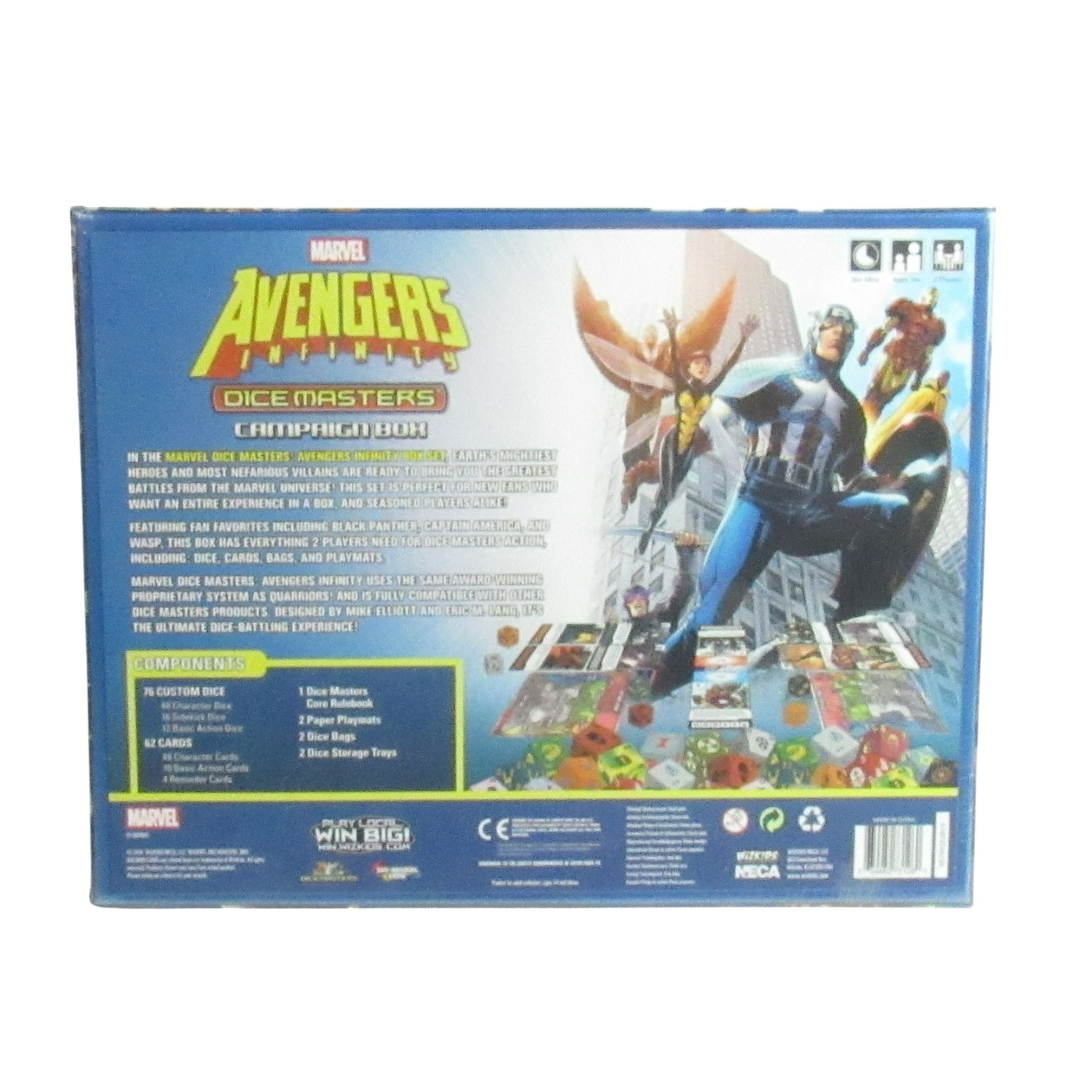 Marvel Avengers Infinity Dice Masters Campaign Box Wiz Kids Sealed 2018