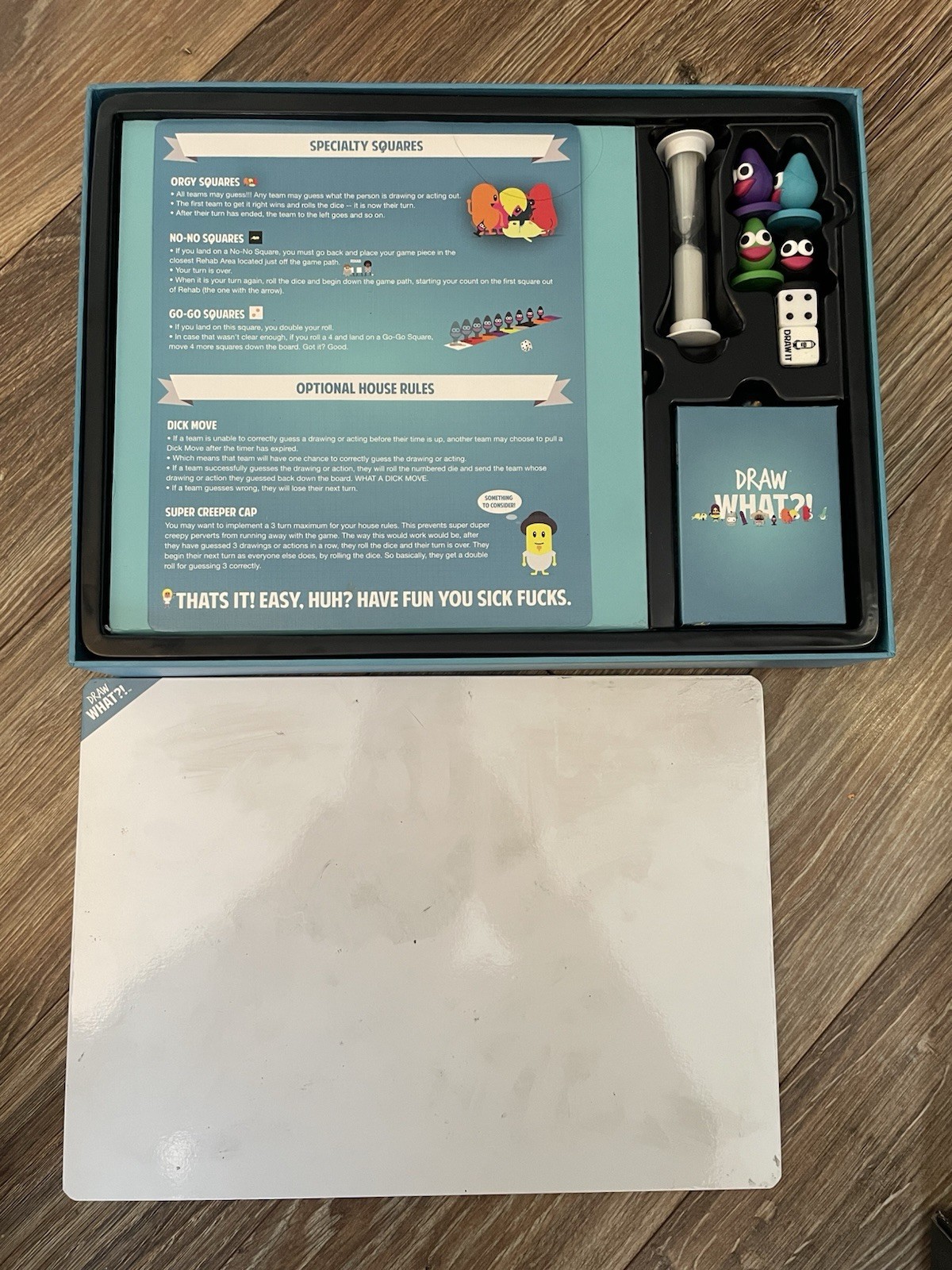 Draw What?! Adult Board Game Excellent Used Condition