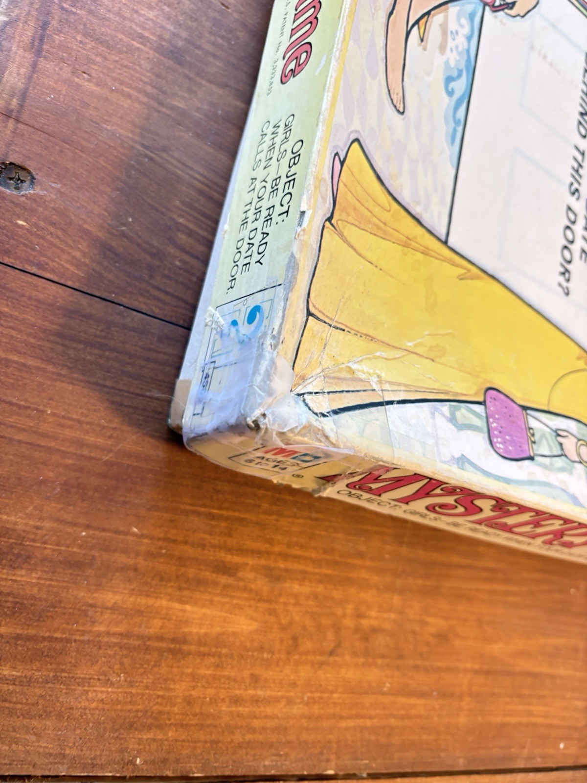 Mystery Date Game (1972 Ed) Box Has Wear 100% Complete