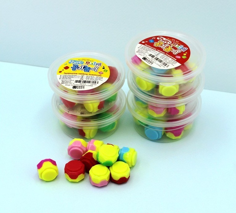[2 Sets] Korean Traditional Gonggi Jacks Stones Game Play Nori 10 Pcs Set