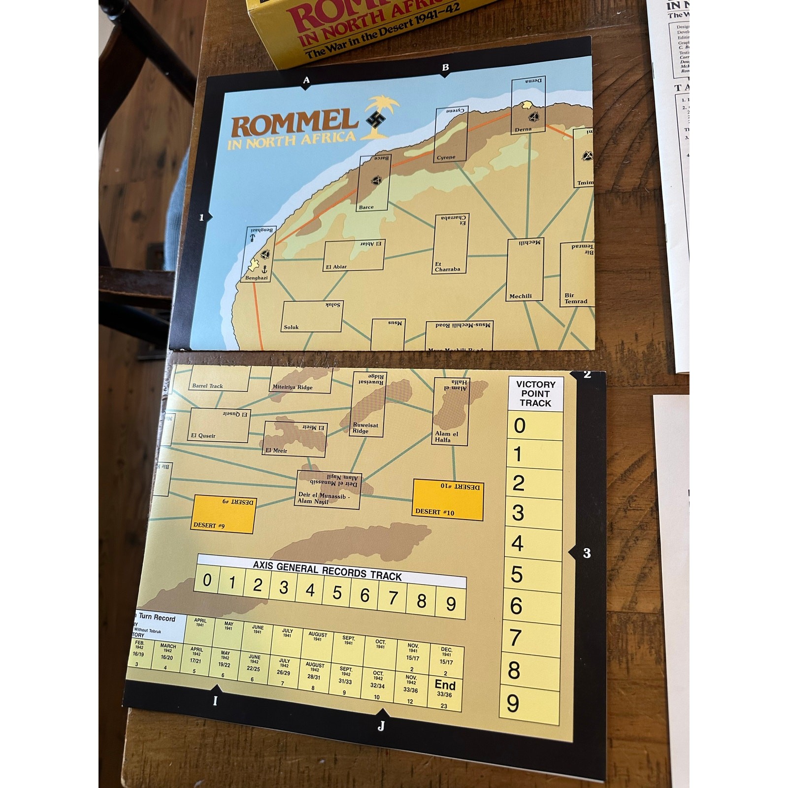 West End Wargame Rommel in North Africa DESERT 1941-42 GAME VINTAGE 1986 NEW
