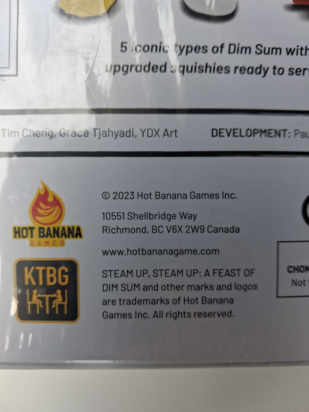 Steam Up A Feast of Dim Sum Board Game – 2023 Hot Banana / KTBG – New Sealed