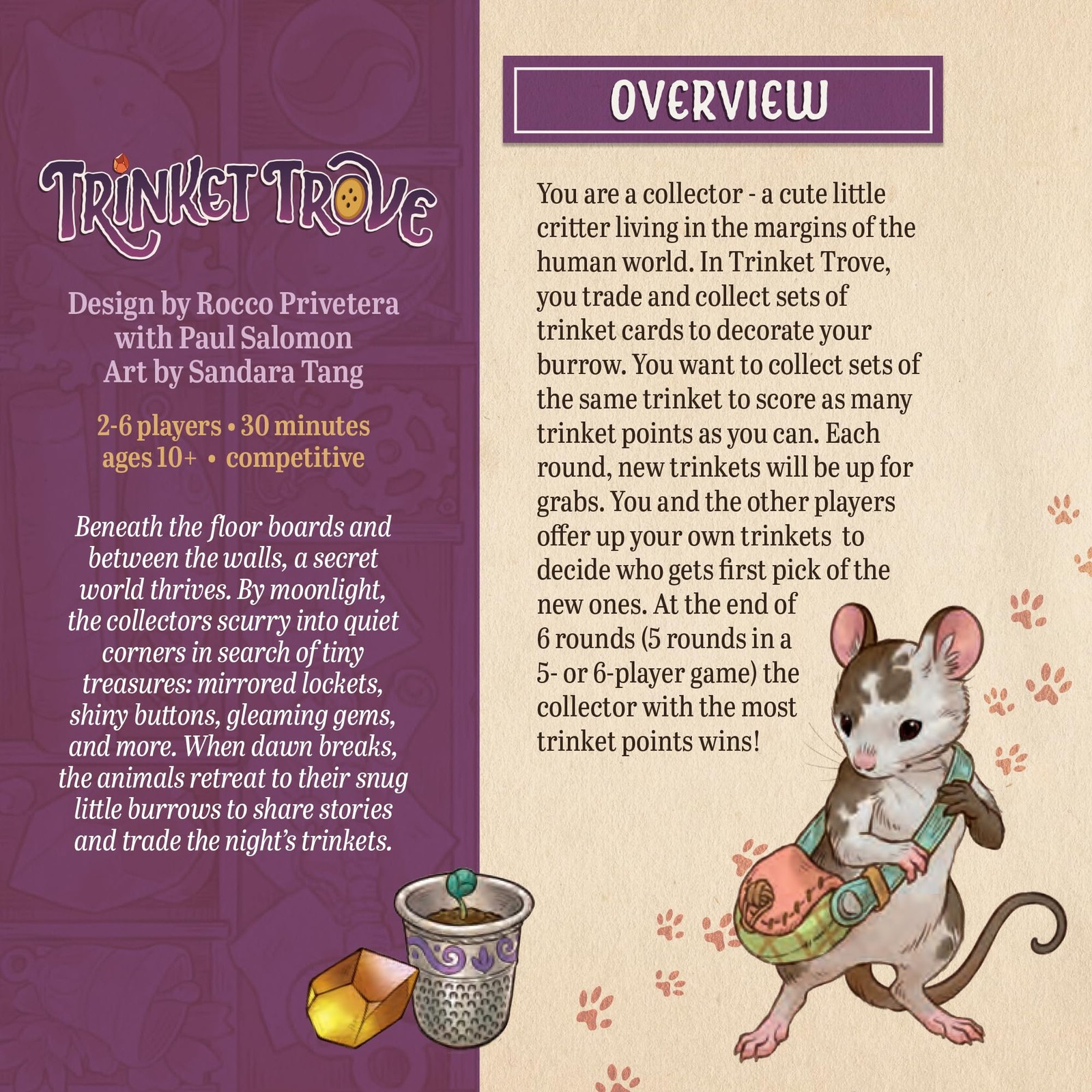 Strategic Card Game for 2-6 Players: Collect & Trade Treasures, 30 Min Play